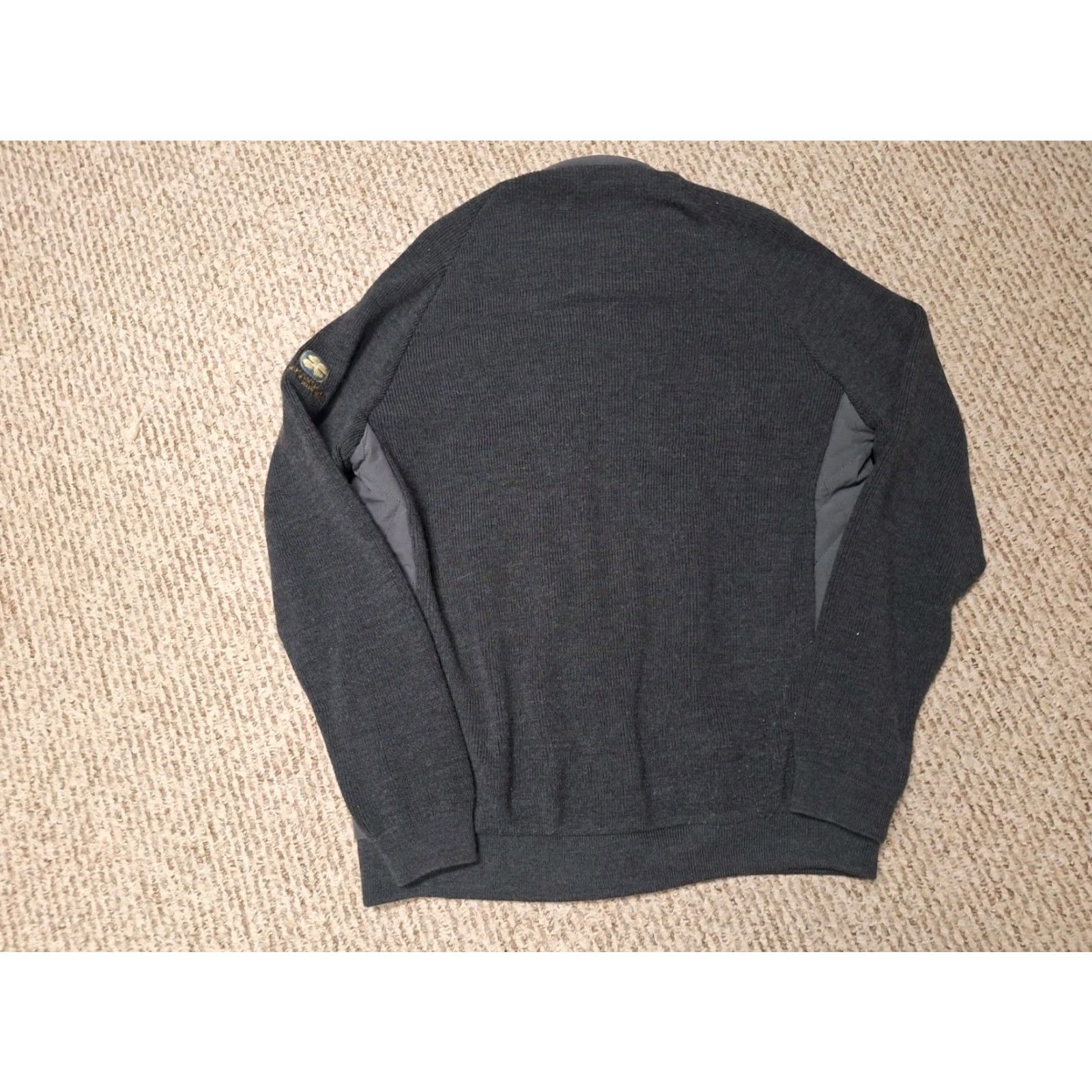 Peter Millar Peter Millar Merino Wool Cotton Zip Sweater L Grey Embroidered Size US L / EU 52-54 / 3 - 4 Thumbnail