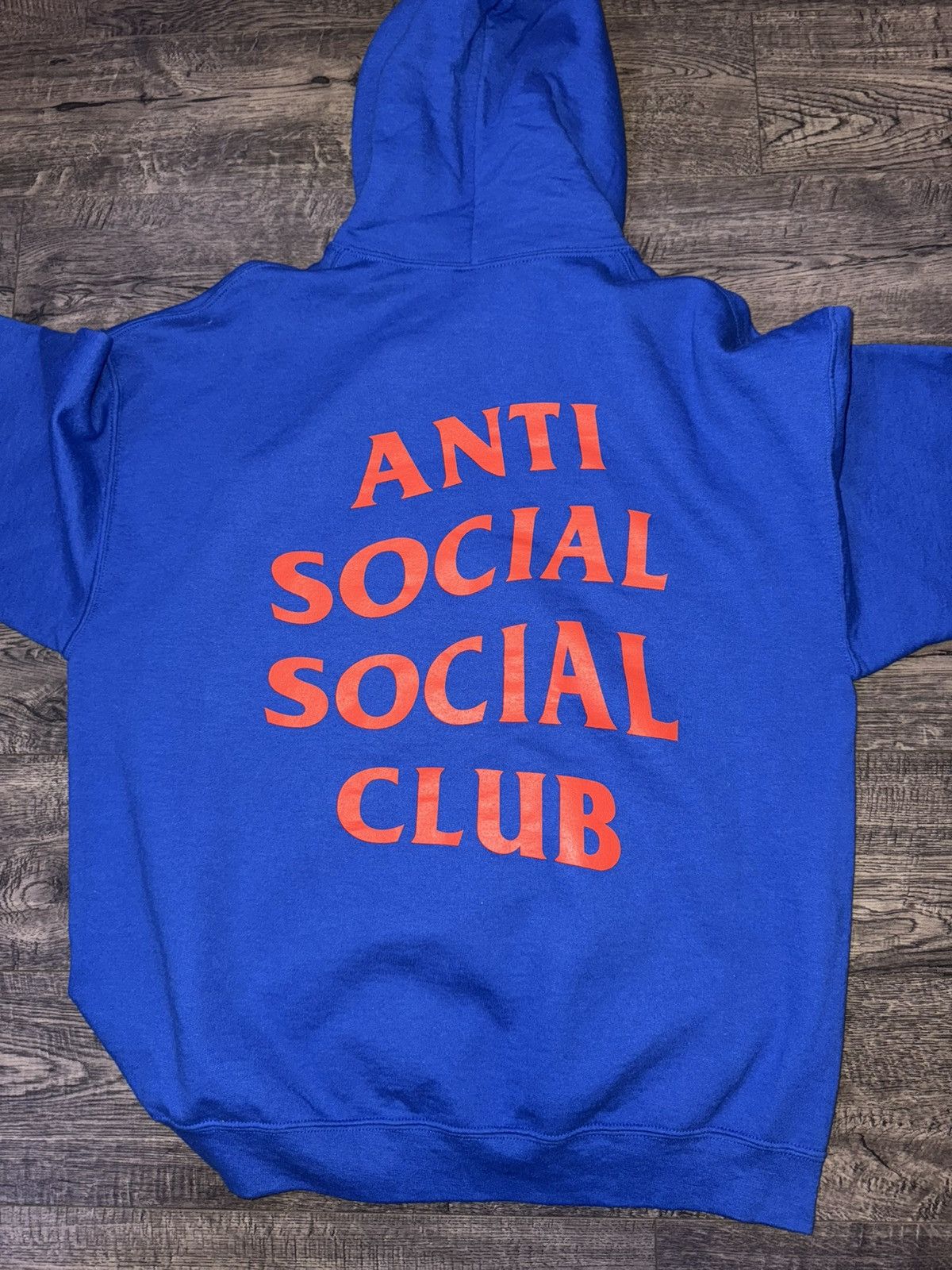 Anti Social Social Club Hoodie Blue/Orange