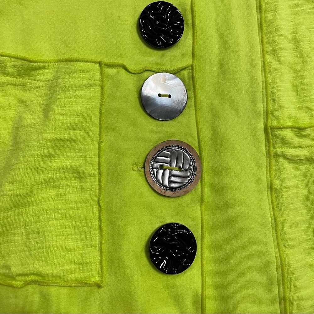 Other Neon Buddha Yellow Green Mix Buttons Cotton Jacket Size S Size S / US 4 / IT 40 - 9 Thumbnail