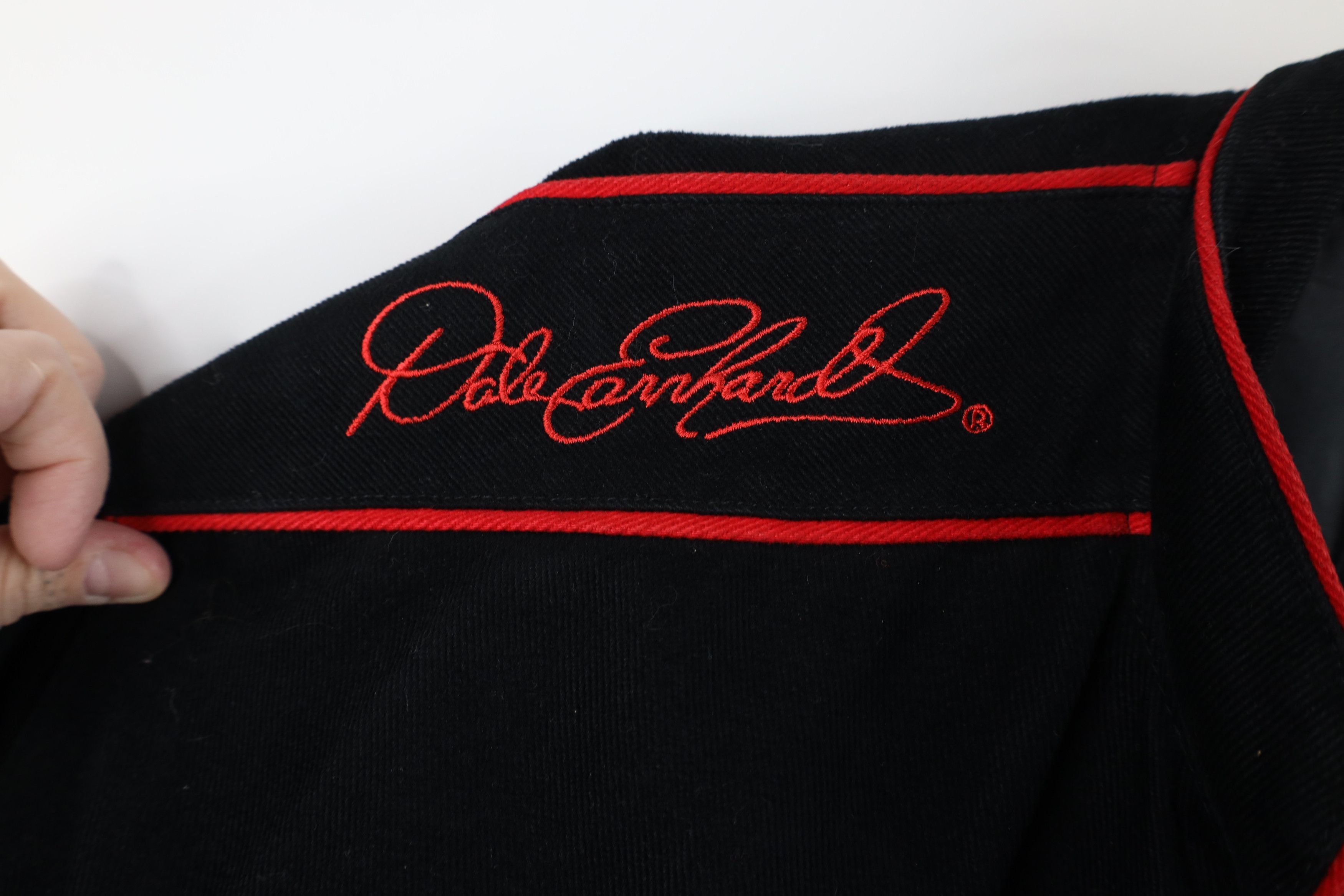 Vintage Vintage 90s NASCAR Earnhardt Racing Pit Crew Jacket Black Size US XL / EU 56 / 4 - 4 Thumbnail