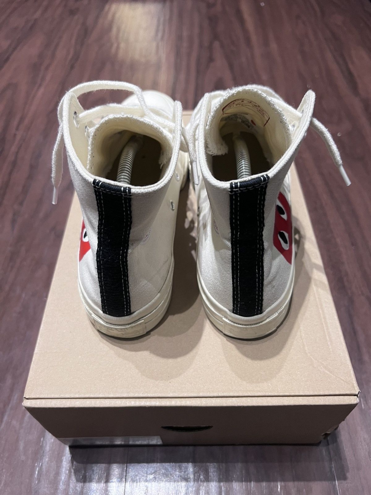Comme des Garcons PLAY × Converse Converse CDG Play High Top Sneaker Size US 8 / EU 41 - 4 Thumbnail