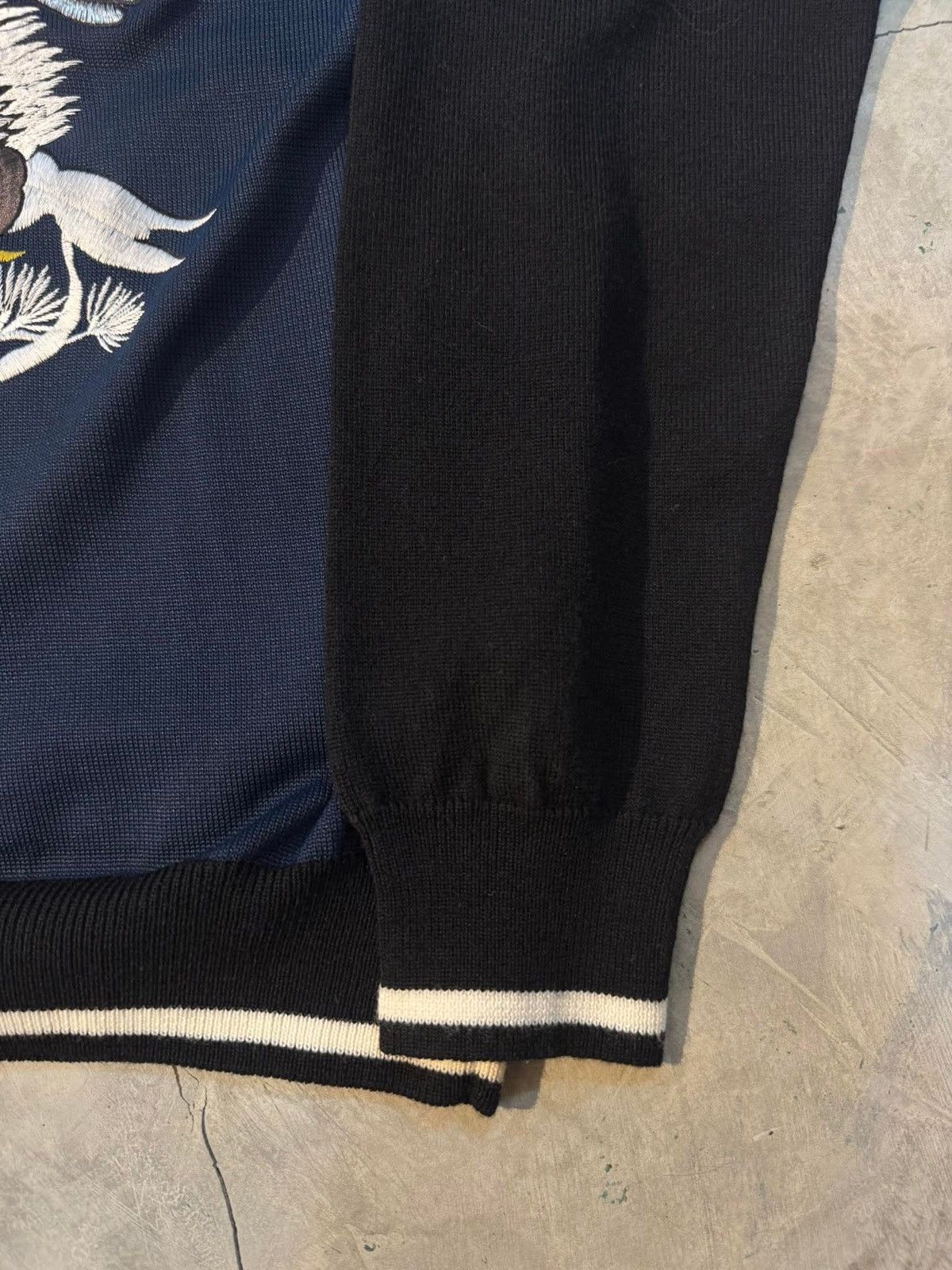 Comme des Garcons × Junya Watanabe CDG Junya Watanabe Sukajan Knit Jacket Size US S / EU 44-46 / 1 - 4 Thumbnail