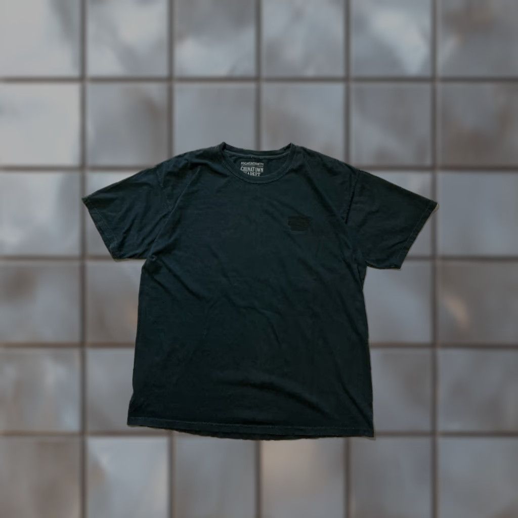 Vintage Highsnobiety X Chinatown Market T-Shirt Mens XL Black Designer Logos Graphic S/S Size US XL / EU 56 / 4 - 1 Thumbnail