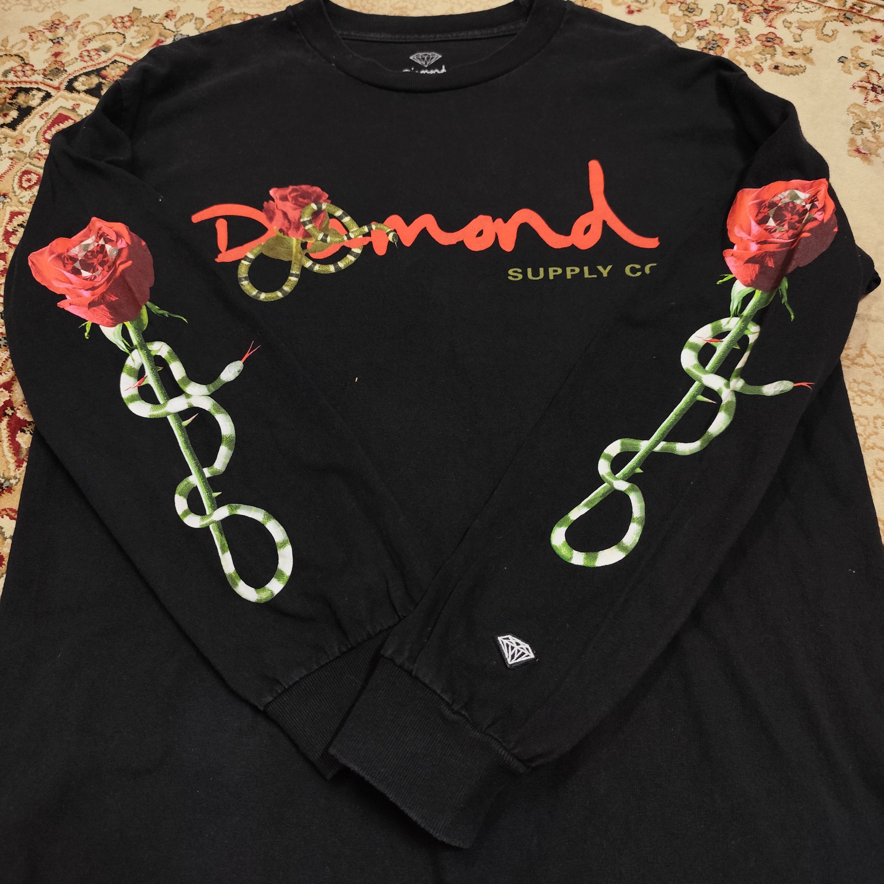 Diamond Supply Co. 🌹DIAMOND SUPPLY CO LONG SLEEVE T-SHIRT🐍 Size US M / EU 48-50 / 2 - 5 Thumbnail