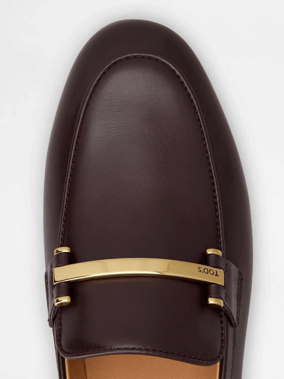 TOD'S Brown Leather Loafers New