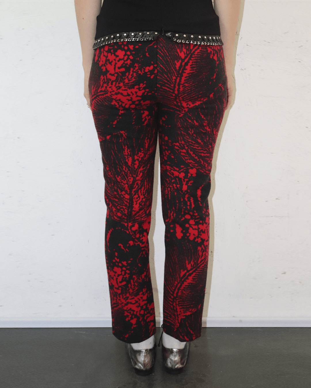 Christophe Lemaire Christophe Lemaire 90s Nature Pattern Wool Trousers Size 29" - 4 Thumbnail