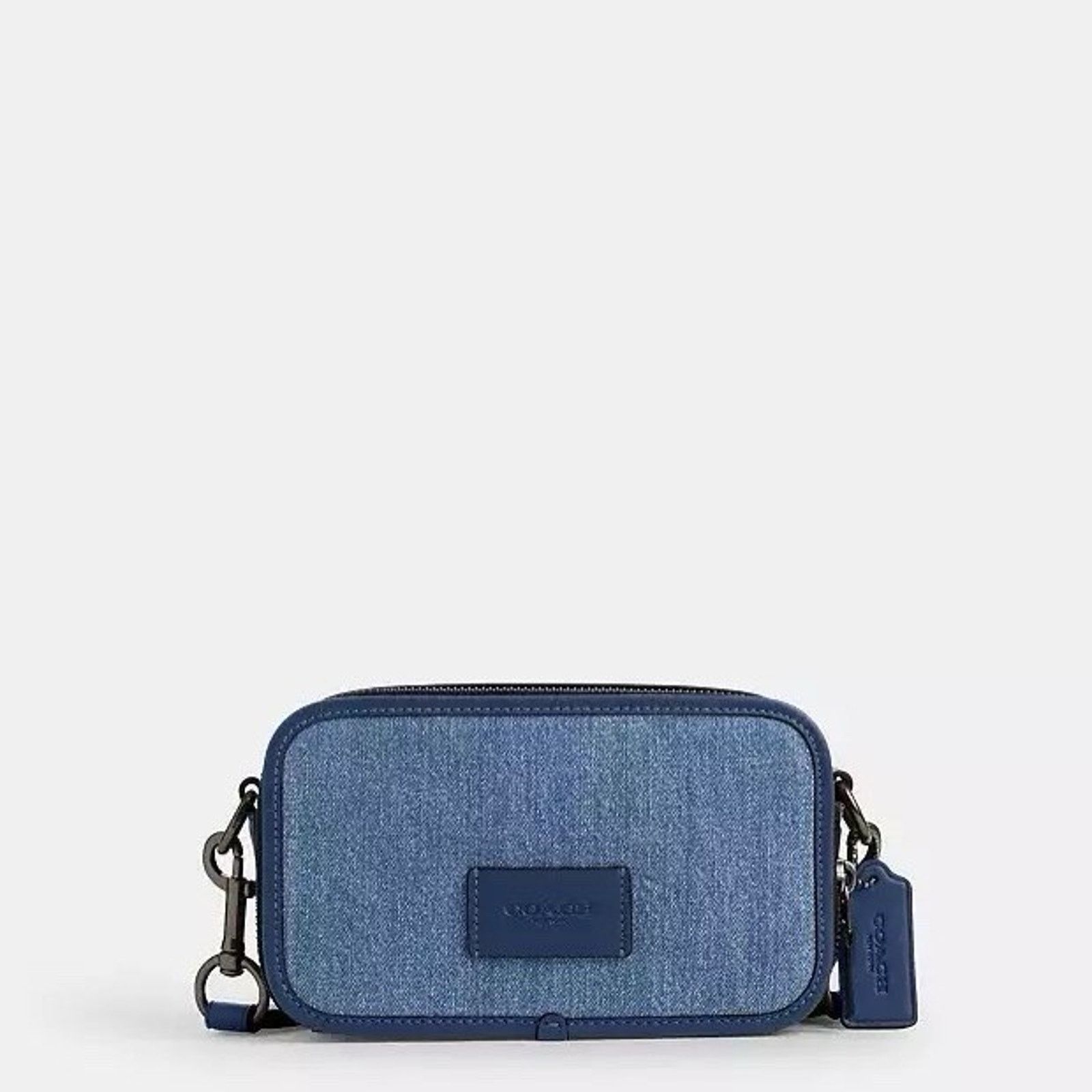 Coach NWT Coach Wyatt Crossbody Bag CBG14 Denim/Deep Blue Size ONE SIZE - 6 Thumbnail