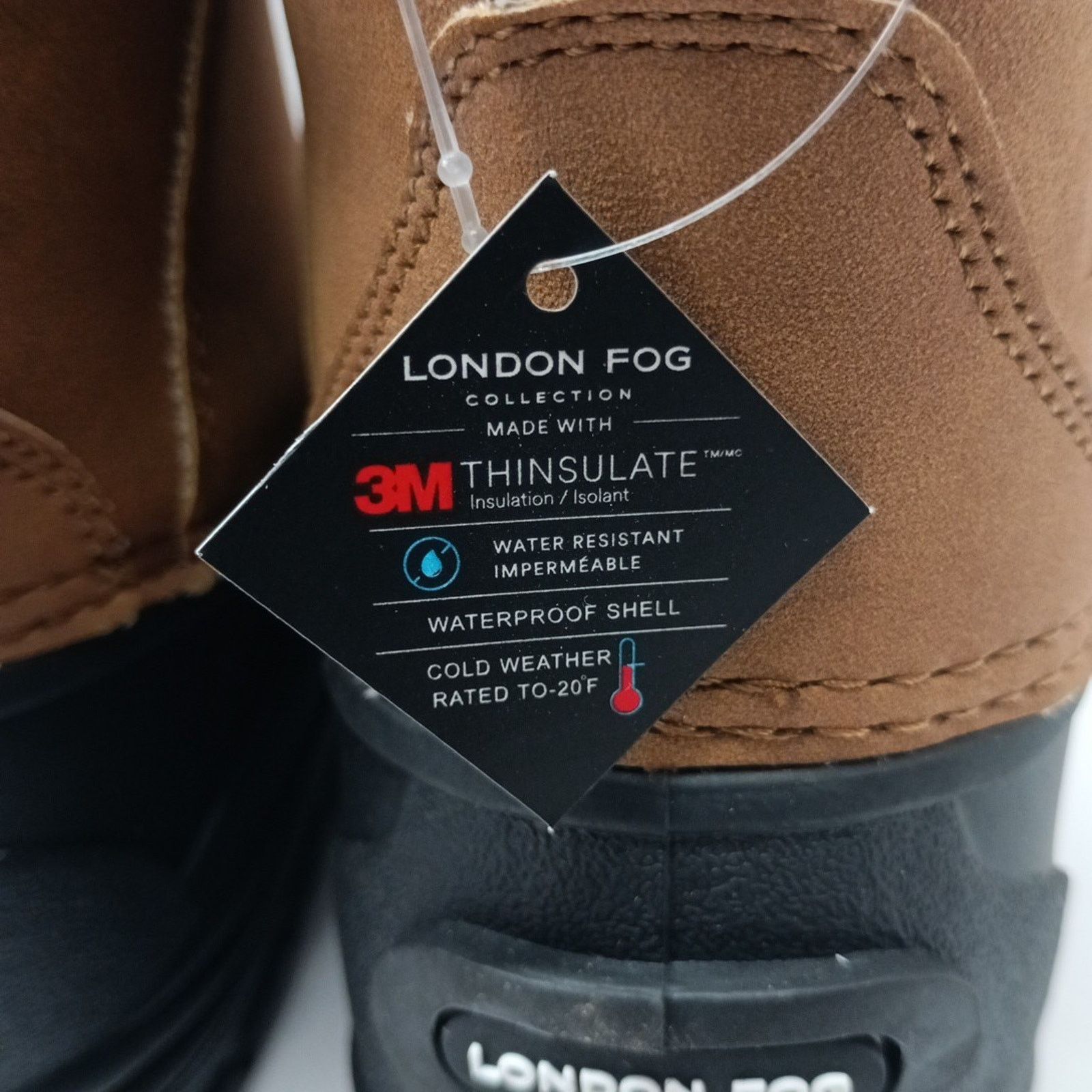 London Fog London Fog LFM-Holborn Winter Boot Brown/Black Men's Size 7M Size US 7 / EU 40 - 5 Thumbnail