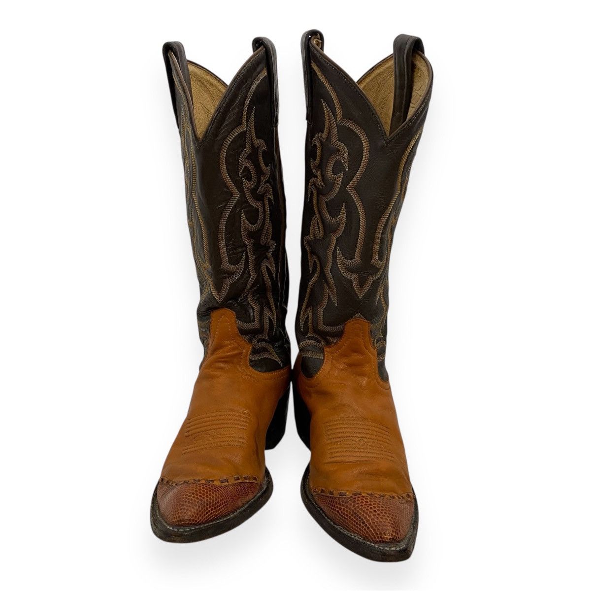 Tony Lama × Vintage Vintage Tony Lama cowboy leather boots Size US 6 / IT 36 - 3 Thumbnail