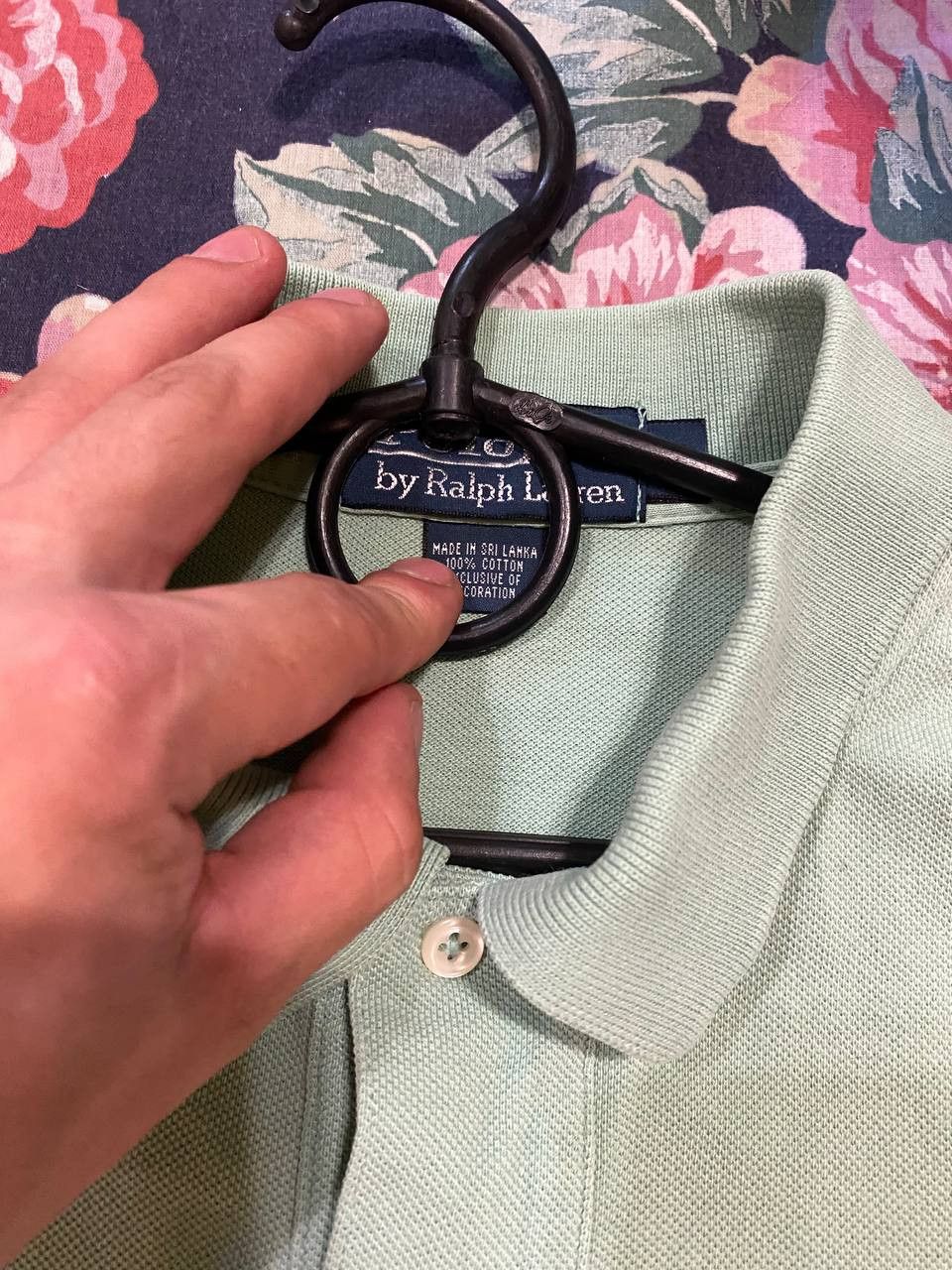 Polo Ralph Lauren Vintage Polo Ralph Lauren Embroidered Logo Polo Size L Size US L / EU 52-54 / 3 - 3 Thumbnail