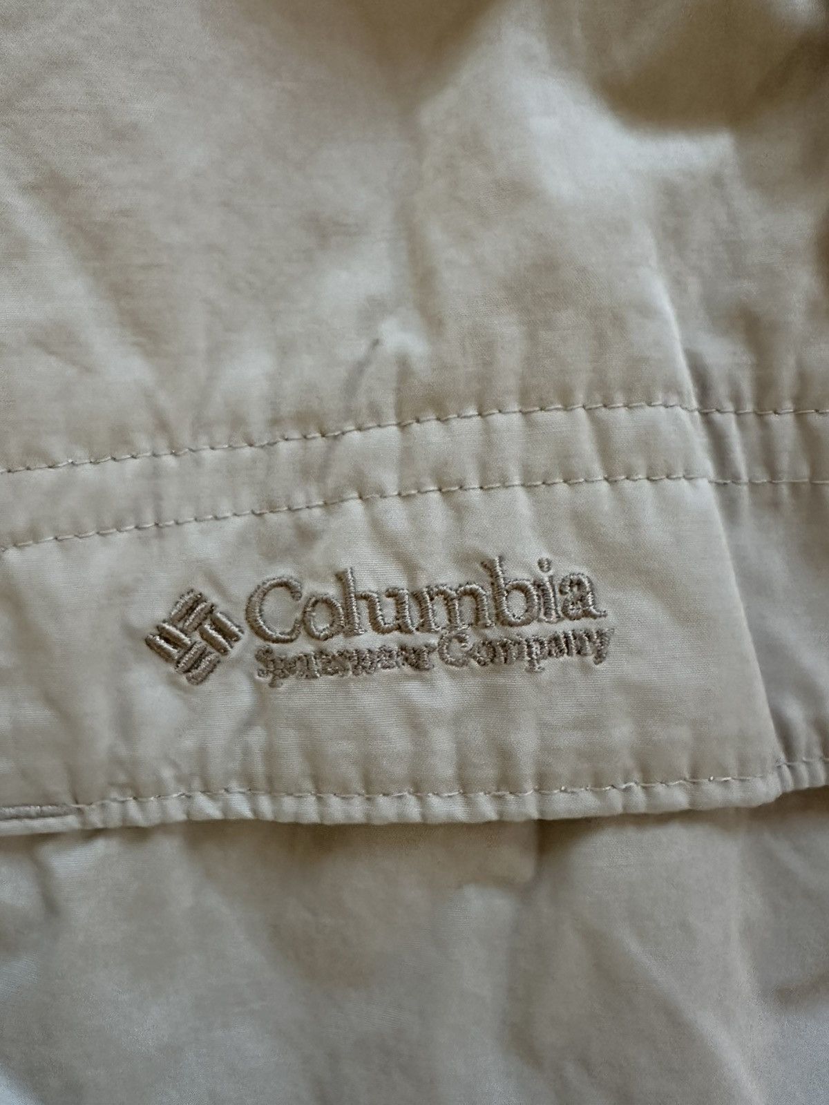 Columbia vintage 90s Workwear hiking mesh lined tan jacket mens S Size US S / EU 44-46 / 1 - 5 Thumbnail