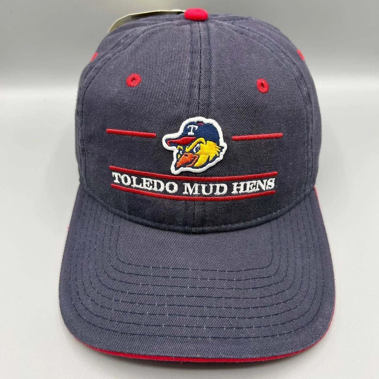 The Game Vintage Toledo Mud Hens Hat Men Blue MiLB Strap Back Cotton Size ONE SIZE - 1 Thumbnail
