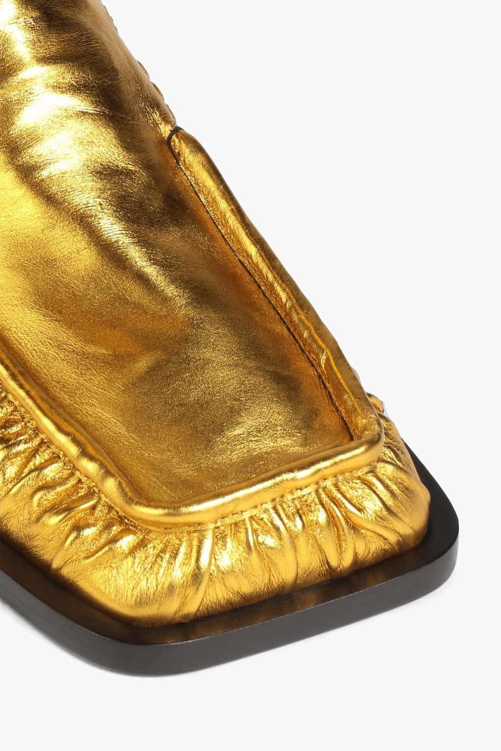 Jil Sander o1y1025 Boots in Gold Size US 5 / IT 35 - 3 Thumbnail