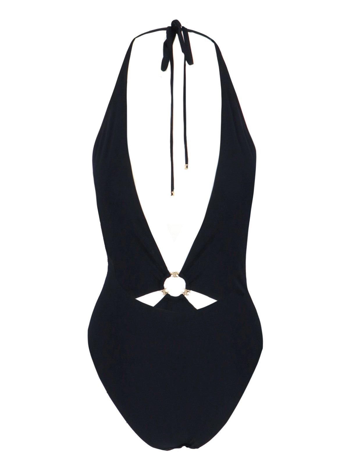 Celine CELINE TRIOMPHE SWIMSUIT IN MATTE JERSEY SIZE 38 Size ONE SIZE - 2 Thumbnail