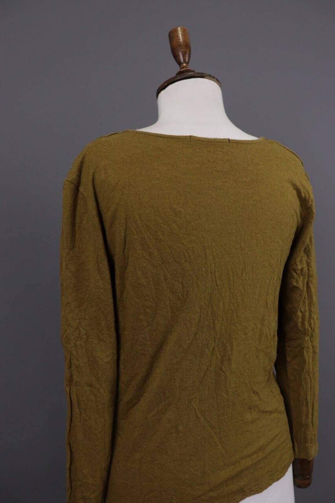 Other Gudrun Sjoden Brown Wool Long Sleeve Pullover Blouse Size M Size M / US 6-8 / IT 42-44 - 12 Thumbnail