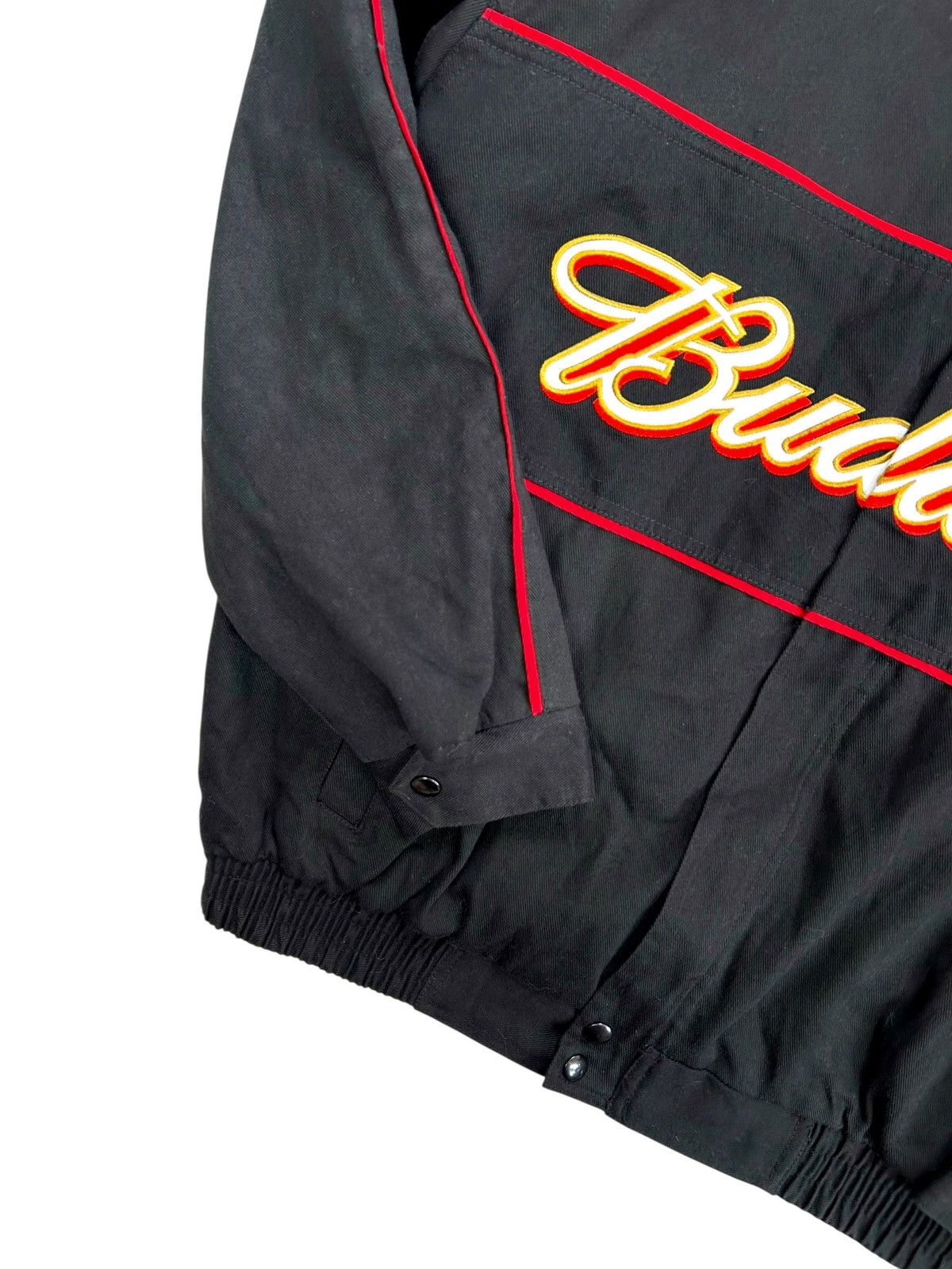 Budweiser Vintage Budweiser Nascar Racing y2k jacket Dale Earnhardt Size US L / EU 52-54 / 3 - 5 Thumbnail