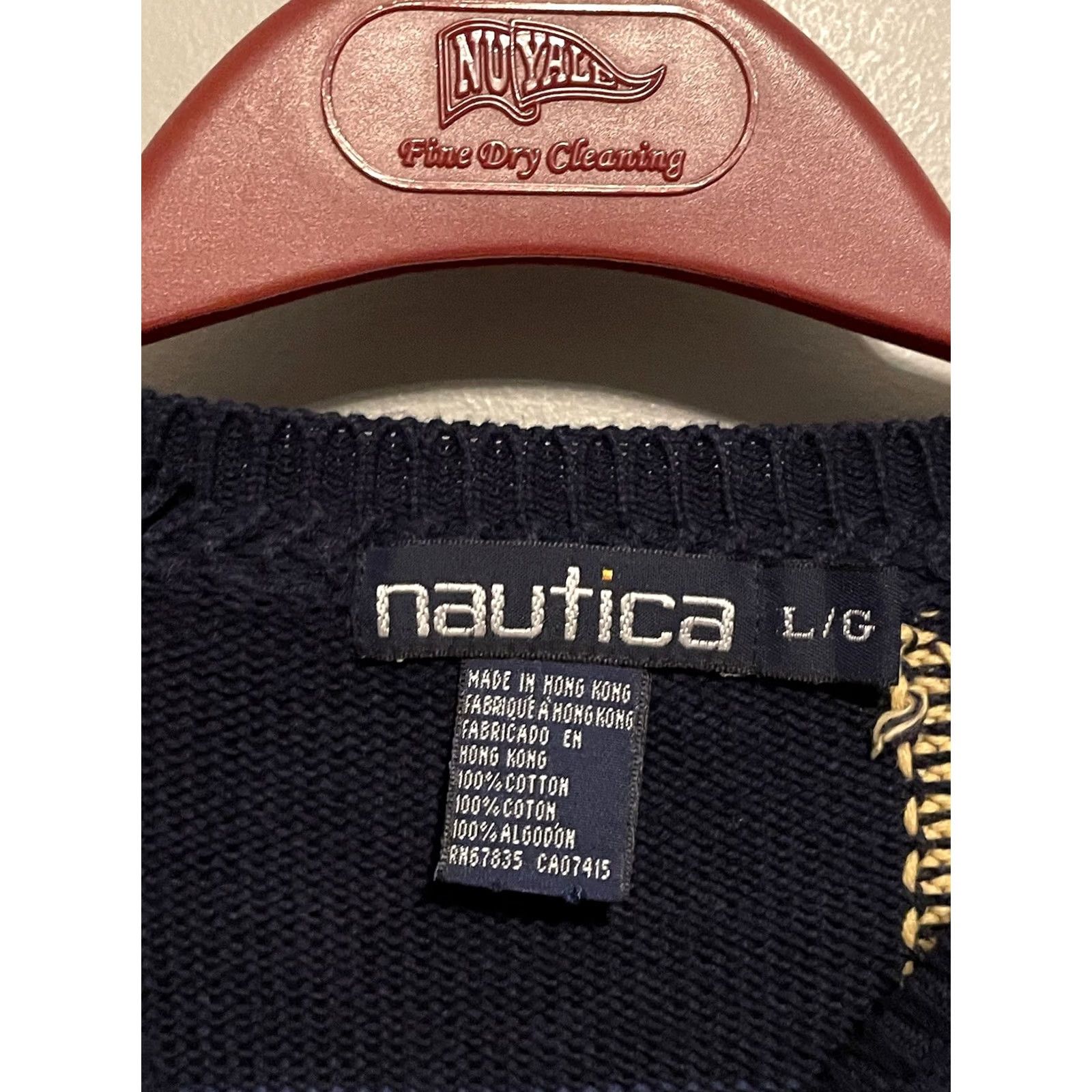 Nautica VINTAGE Nautica Sweater Mens L Vtg Golf Tartan Plaid Crew Neck Pullover Blue Red Yellow B228 Size US L / EU 52-54 / 3 - 3 Thumbnail