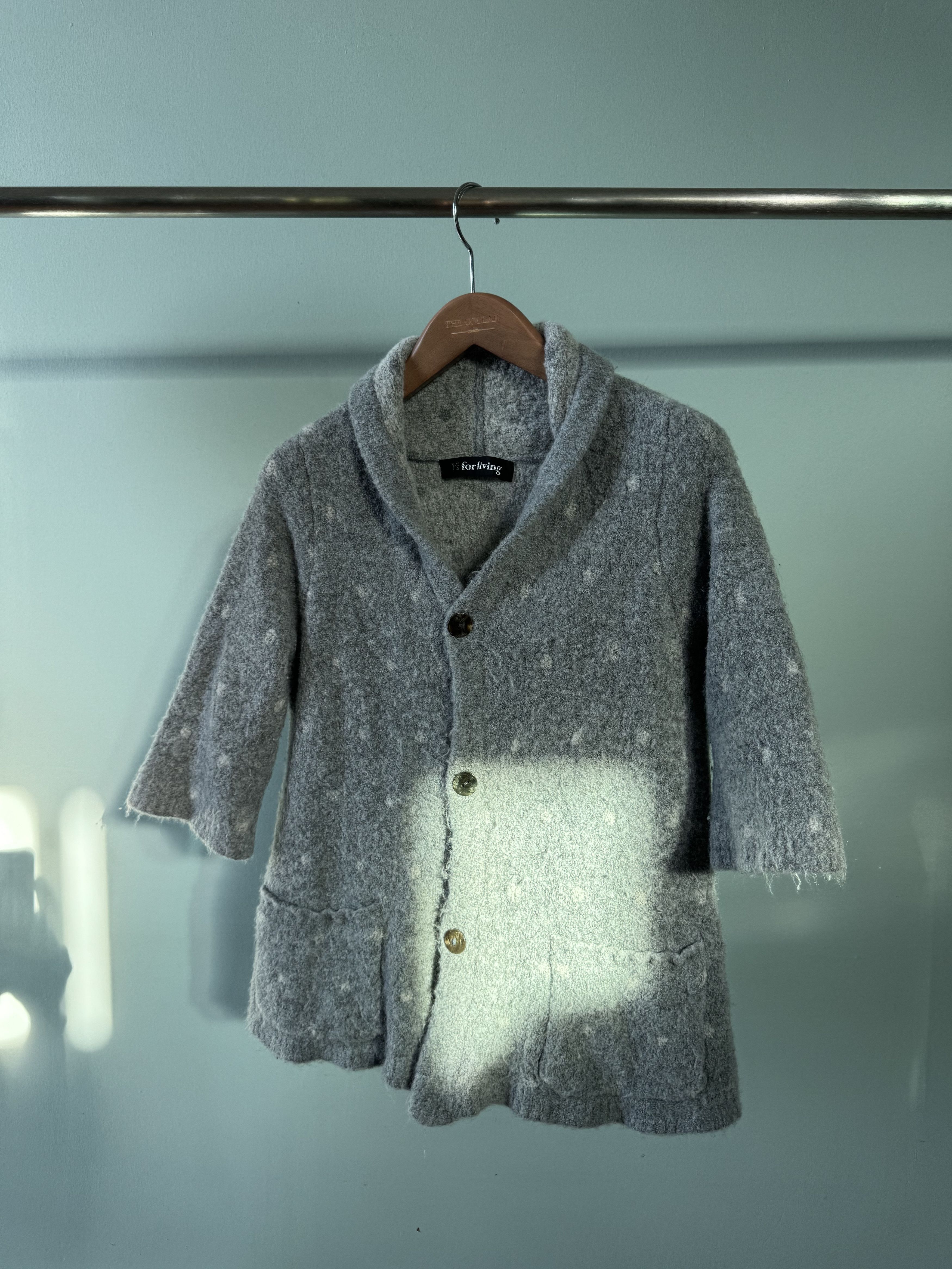 Y's × Yohji Yamamoto Mohair s/s cardigan Size US S / EU 44-46 / 1 - 1 Thumbnail