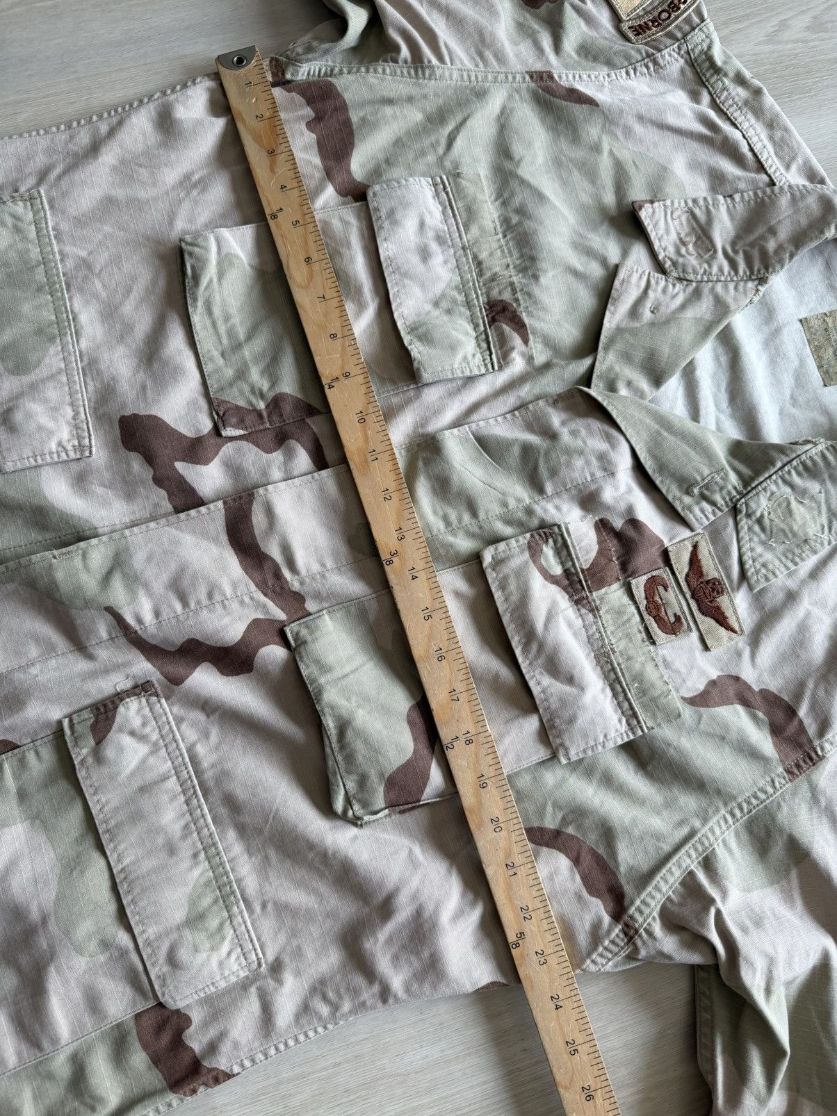 Vintage Y2K Military Airborne Desert Camo Jacket & Pants w/ Sz L Size US L / EU 52-54 / 3 - 4 Thumbnail