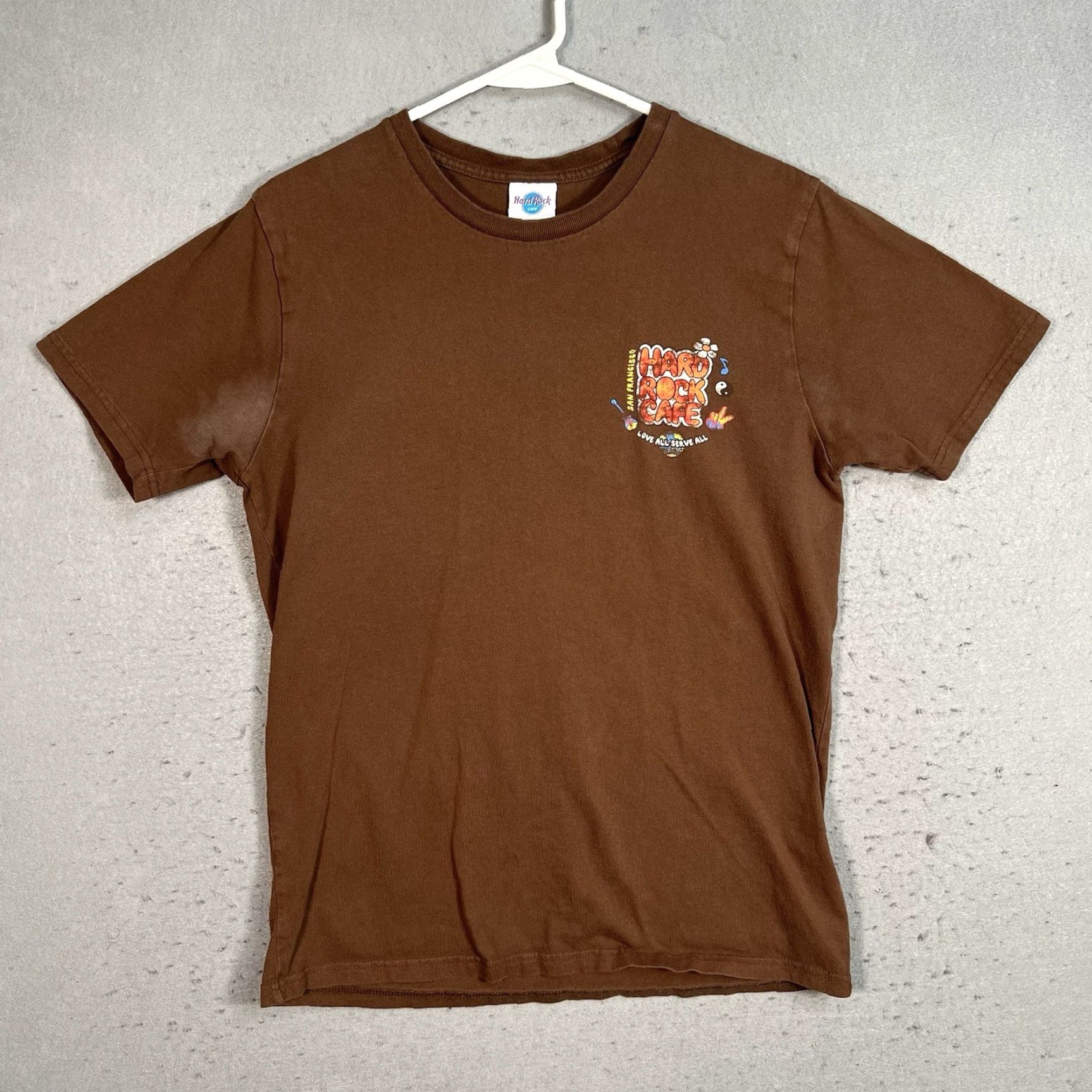 Hard Rock Cafe VINTAGE Hard Rock Café x PacSun T Shirt Adult Medium Brown Mens Shirt Crew Neck Short Sleeve 90s Concert Merch Size US M / EU 48-50 / 2 - 2 Thumbnail