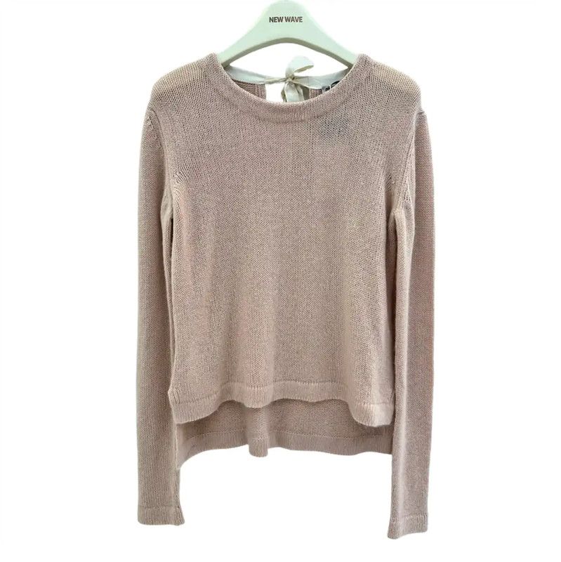 Miu Miu Miu Miu Pink Long Sleeve Sweater for Women 0089 Size S / US 4 / IT 40 - 1 Thumbnail