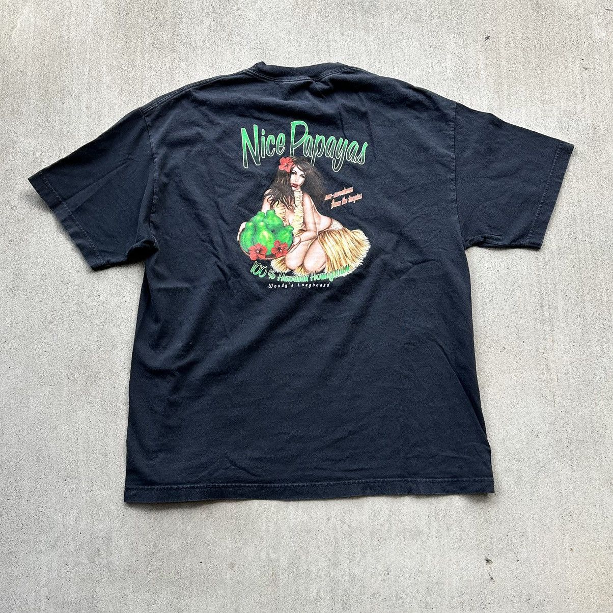 Vintage Woodys Longboard Hawaii T Shirt Men Size Xl Papayas Size US XL / EU 56 / 4 - 1 Thumbnail