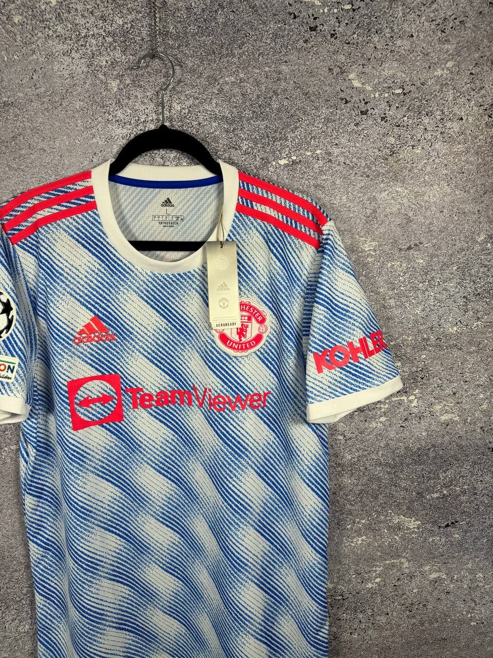 Adidas NWT CAVANI Manchester United 2020/21 Third Adidas Jersey Size US L / EU 52-54 / 3 - 3 Thumbnail