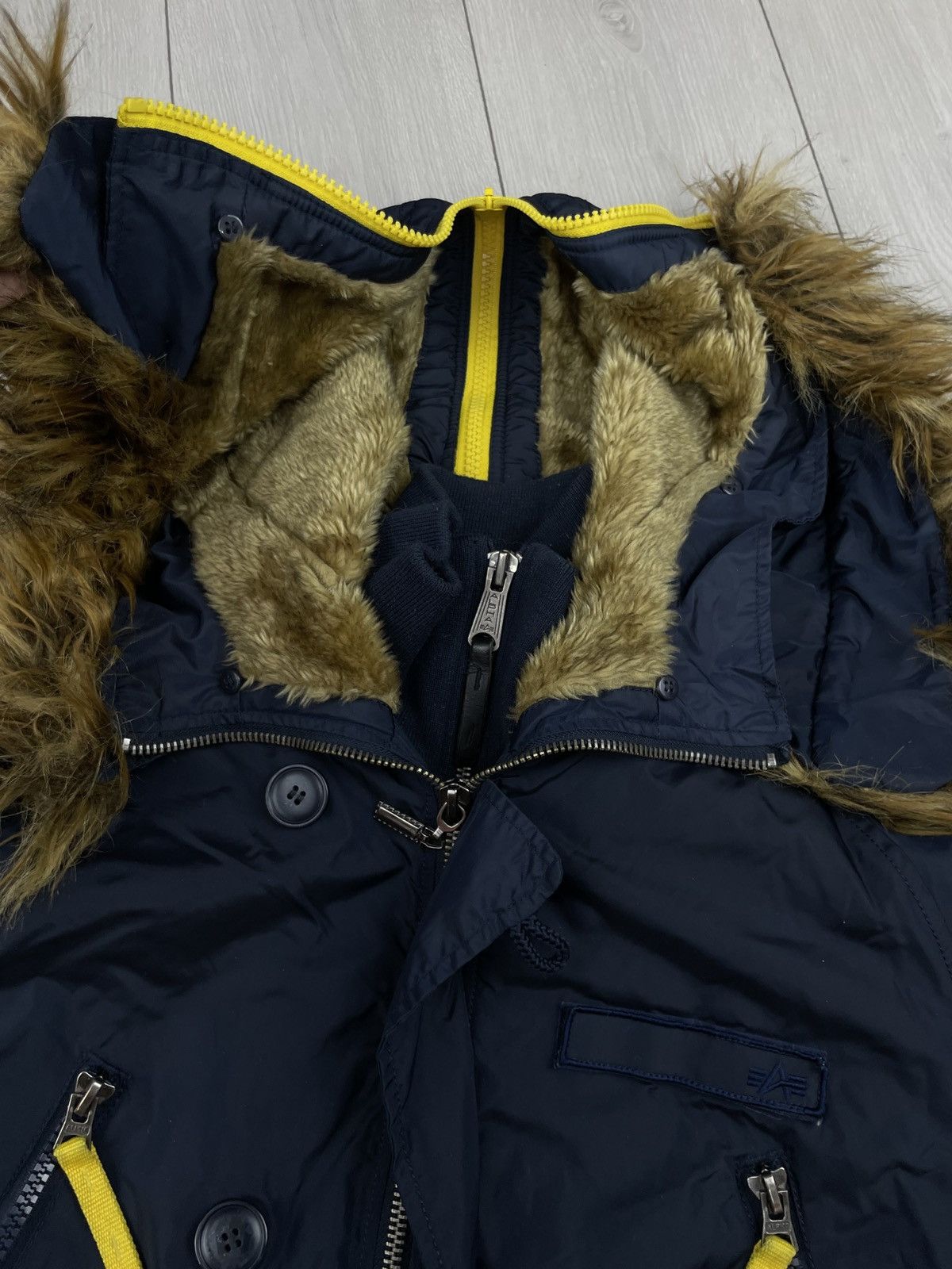 Alpha Industries Alpha Industrial Men’s N 2B Parka Jacket Navy Size M Size US M / EU 48-50 / 2 - 5 Thumbnail