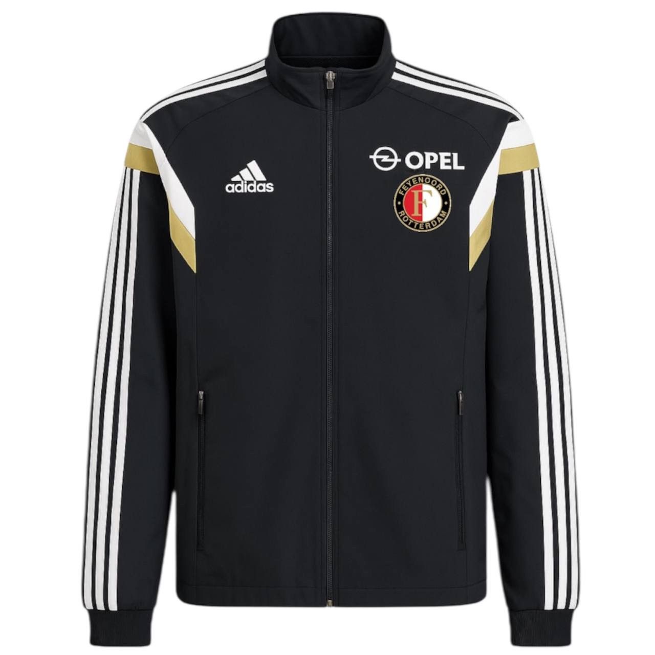 Adidas 2014/15 FEYENOORD ROTTERDAM OPEL TRACK SOCCER FOOTBALLJACKET Size US L / EU 52-54 / 3 - 1 Thumbnail