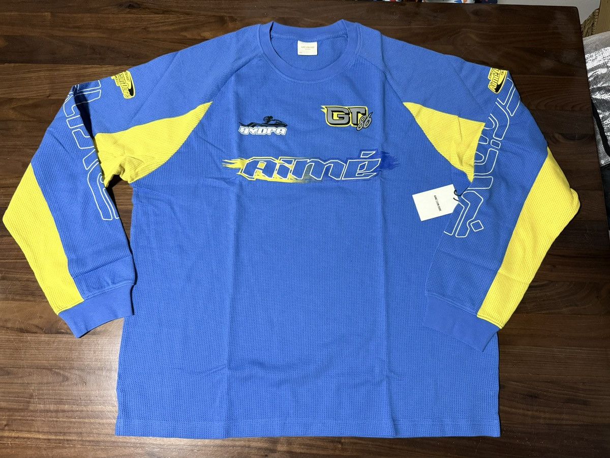 Aime Leon Dore Aime Leon Dore Long-Sleeve Mesh Waverunner Tee Blue Size XXL Size US XXL / EU 58 / 5 - 3 Thumbnail