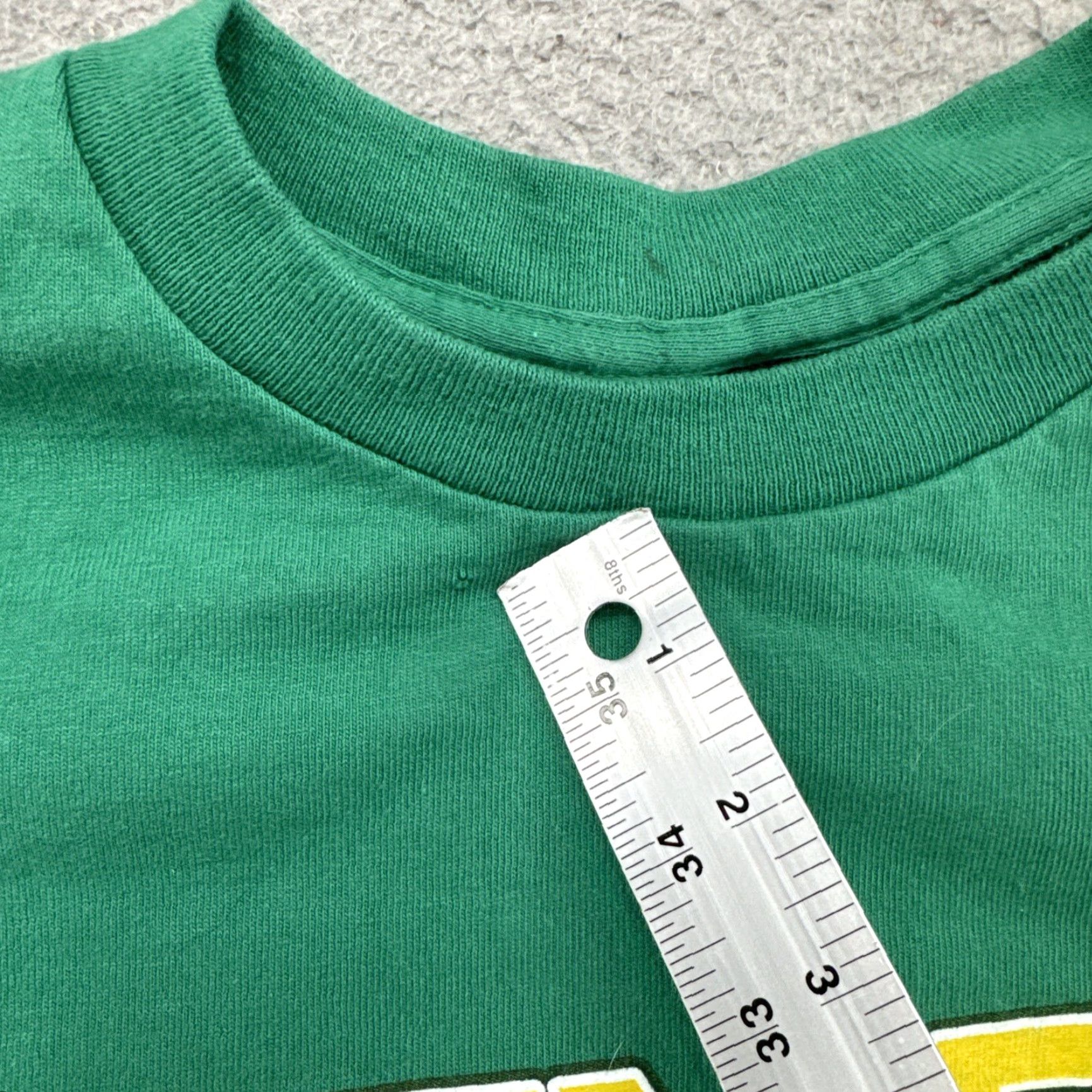 Jansport Vintage Brett Favre Never 4 Get Stadium View Bar Long Sleeve Shirt XL USA Made Mens Green Size US XL / EU 56 / 4 - 3 Thumbnail
