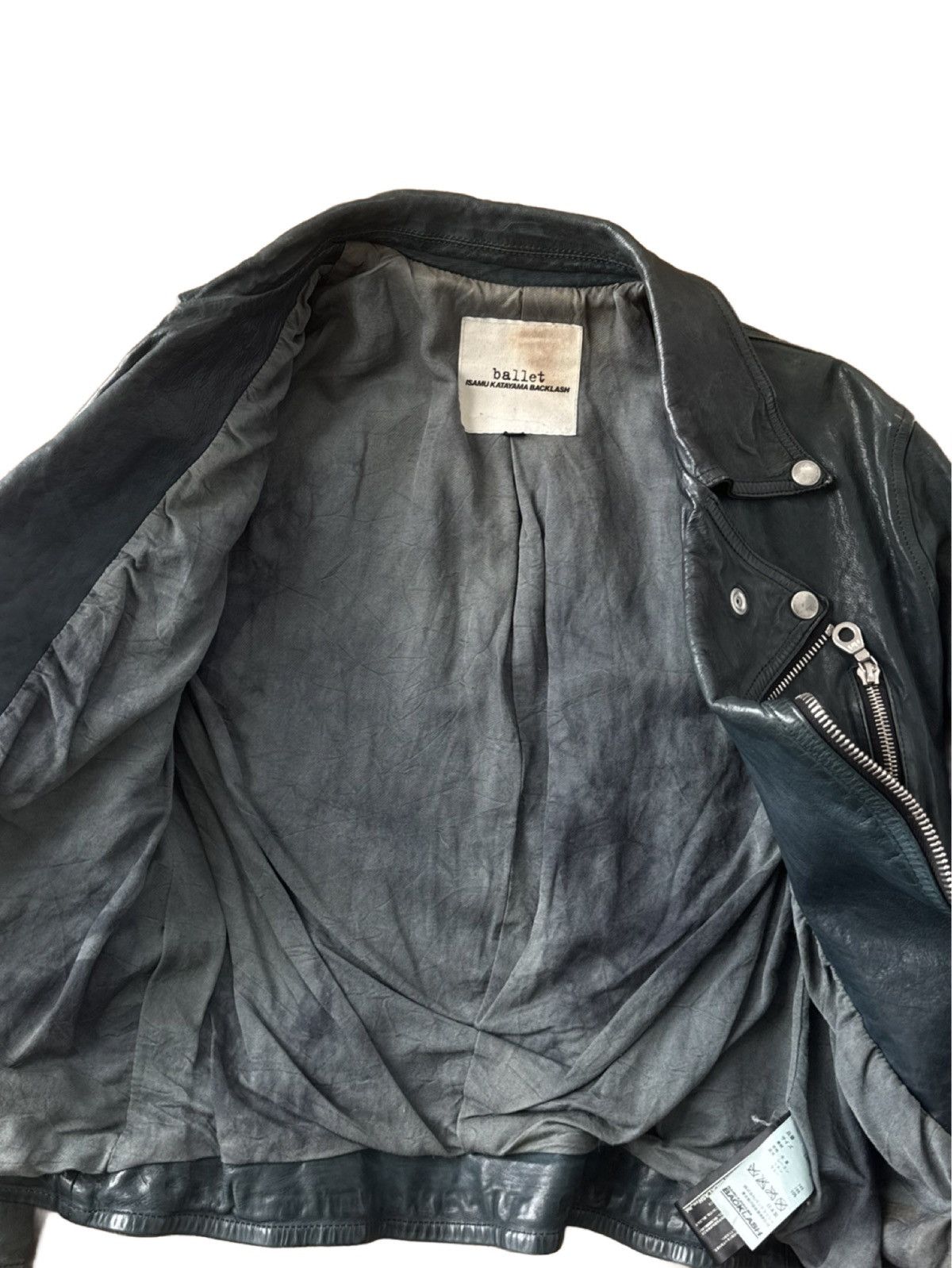 Isamu Katayama Backlash Isamu Katayama Backlash Navy Double Riders Jacket Size US XS / EU 42 / 0 - 4 Thumbnail