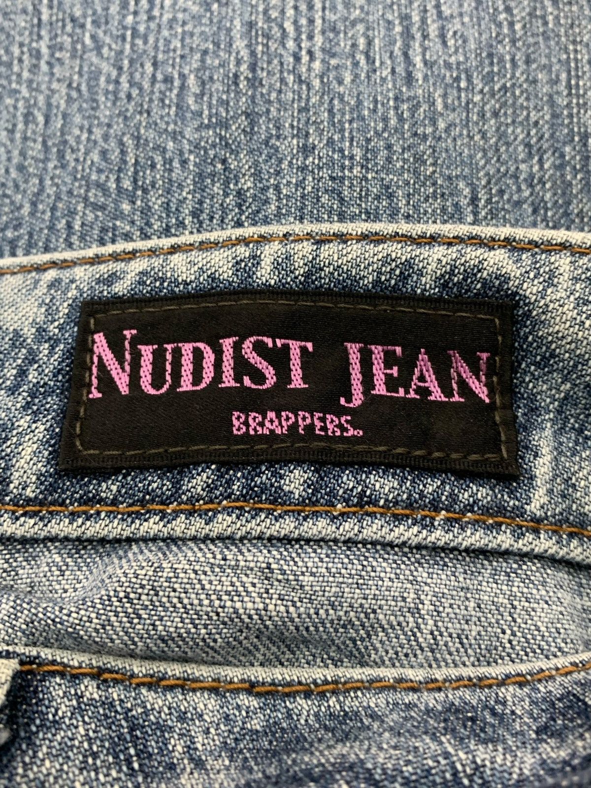 Japanese Brand Sick Nudist Jeans Brapper Flare Distressed Denim (AD32) Size 30" / US 8 / IT 44 - 11 Thumbnail