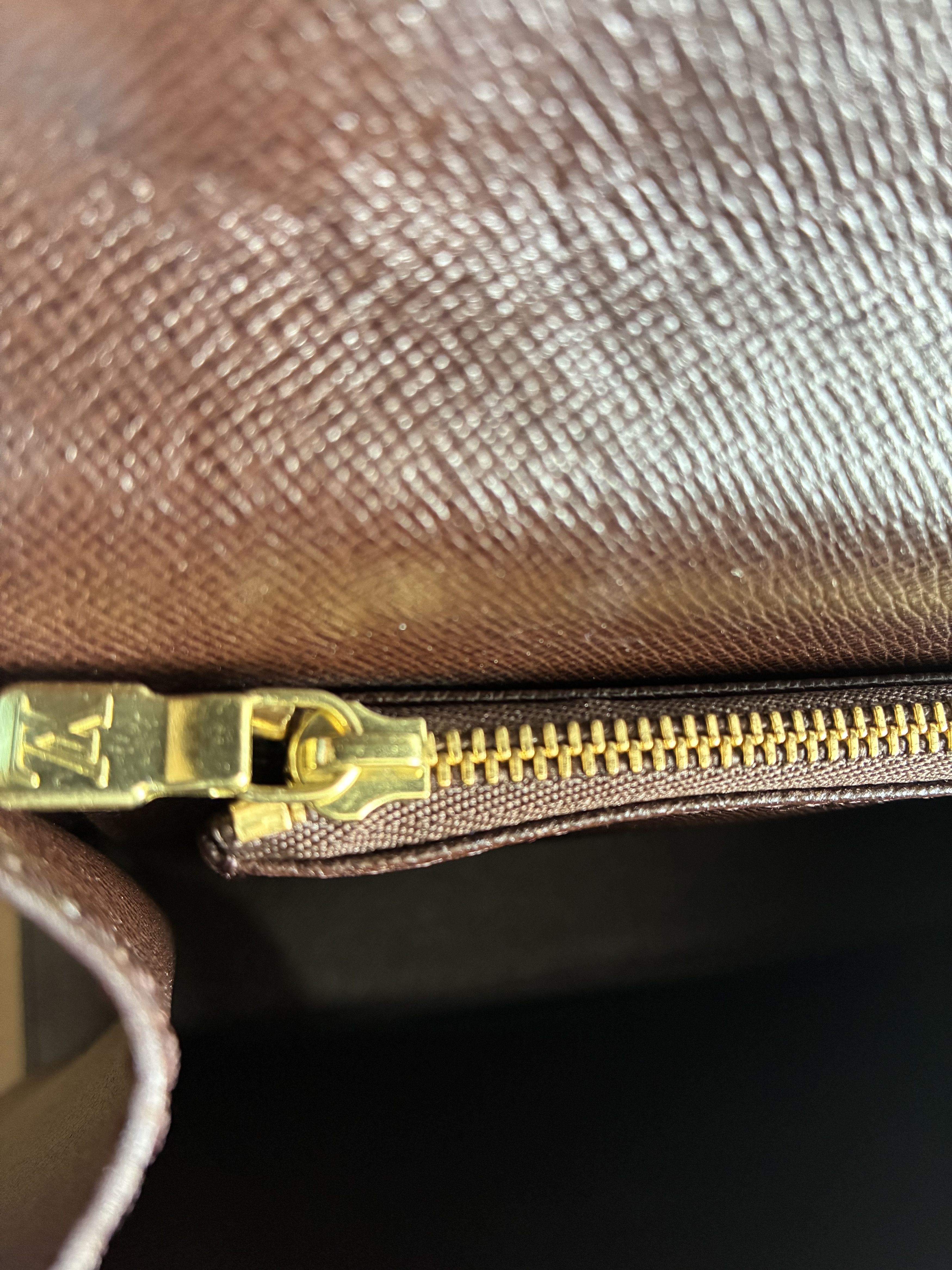 Louis Vuitton Louis Vuitton Damier Ebene Malesherbes Top Handle Bag Size ONE SIZE - 7 Thumbnail