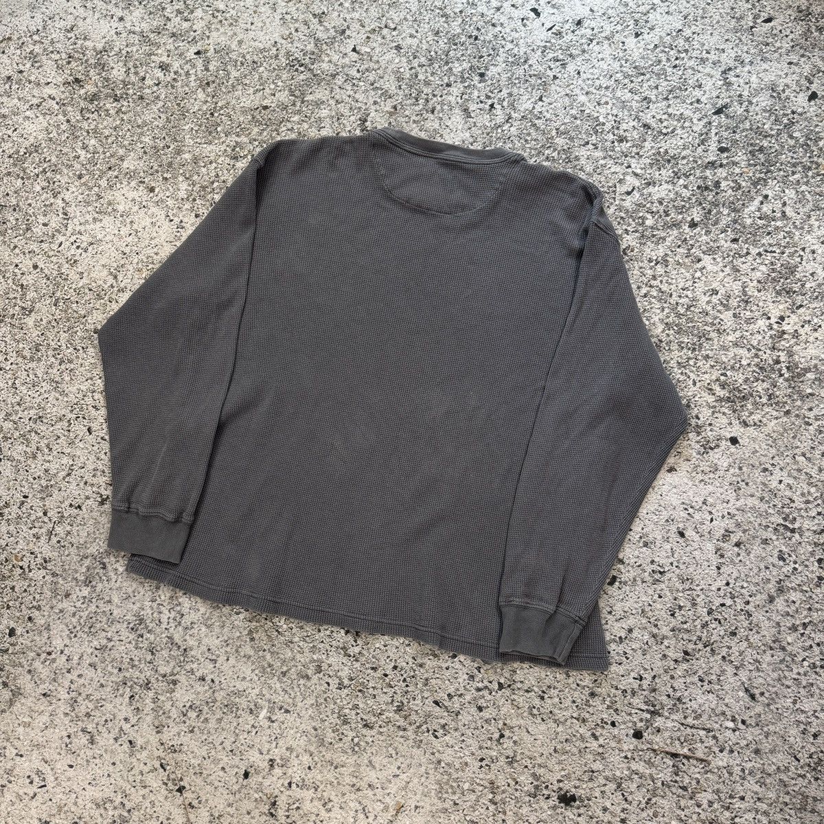 Vintage Faded Blue Thermal Longsleeve Shirt ERD Grunge Thrashed Size US XXL / EU 58 / 5 - 7 Thumbnail