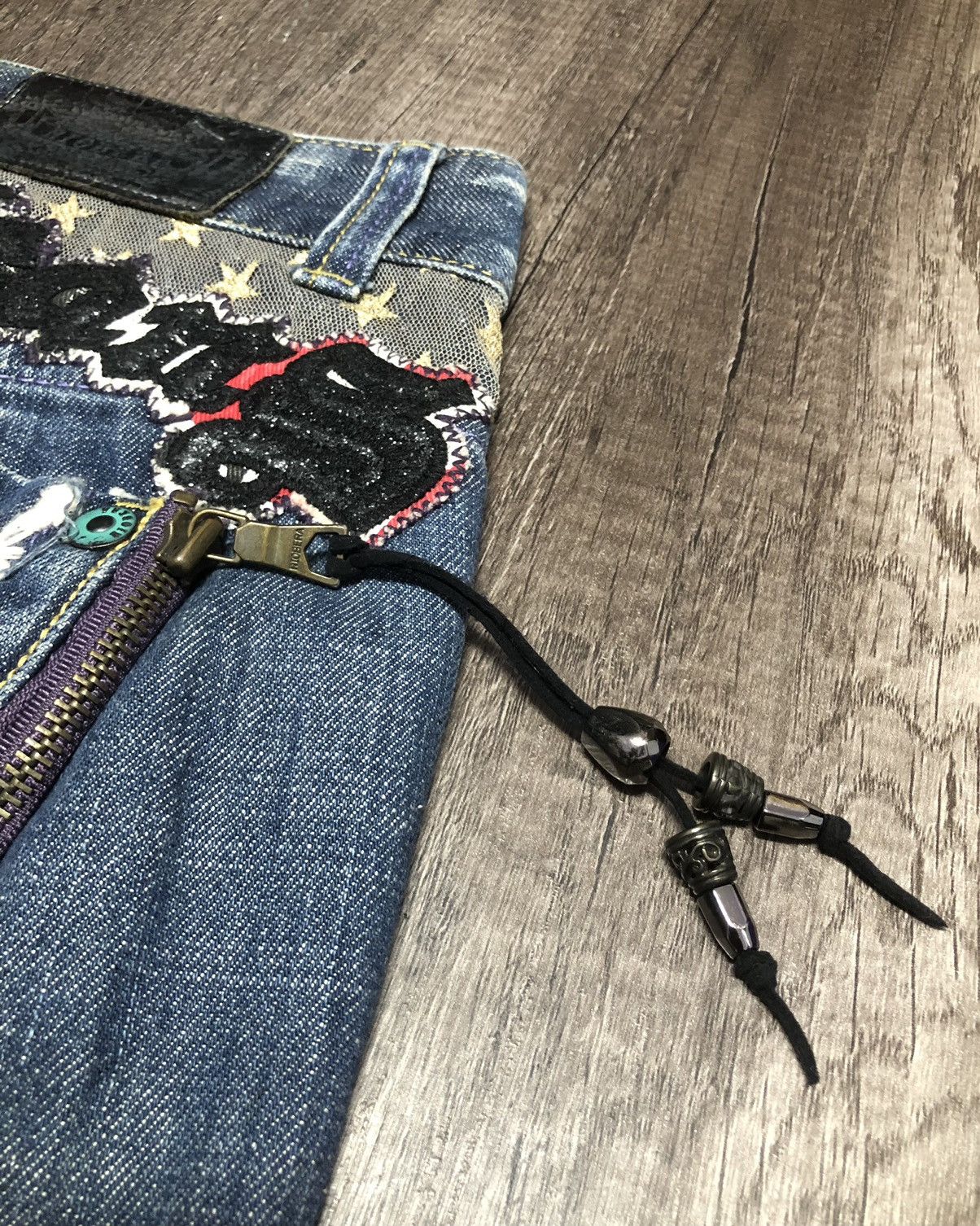 If Six Was Nine × Japanese Brand VINTAGE RIOBERA FLARE JEANS RARE DESIGN UNISEX Size US 30 / EU 46 - 13 Thumbnail