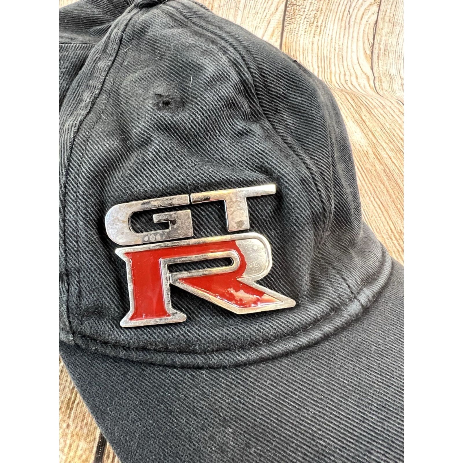 Vintage Nissan GTR Hat Tek Flex Fitted Size M/L Men Black Baseball Cap Cars Lightweight Size ONE SIZE - 3 Thumbnail