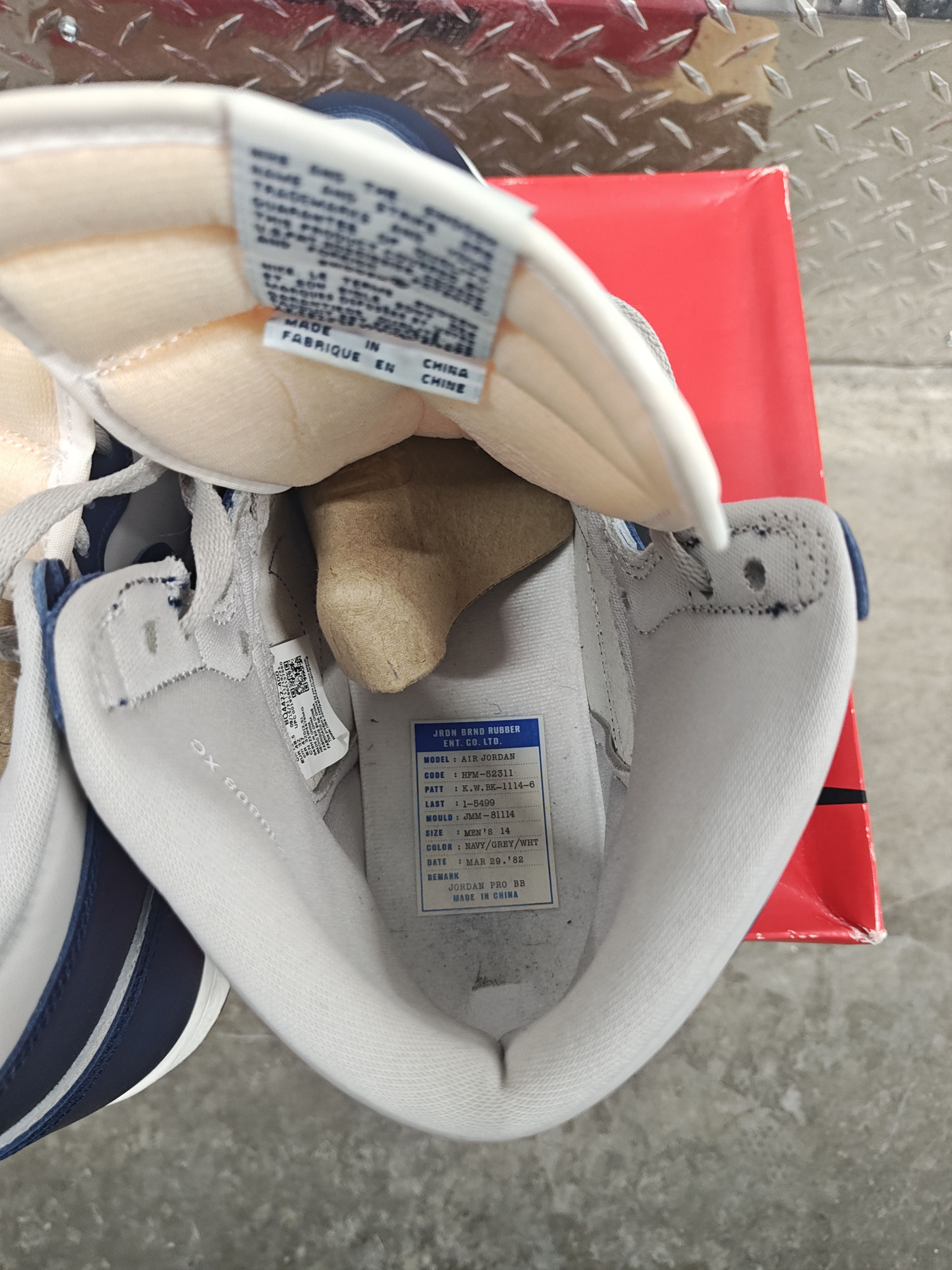 Jordan Brand Jordan 1 85 HI Georgetown Size US 14 / EU 47 - 15 Thumbnail