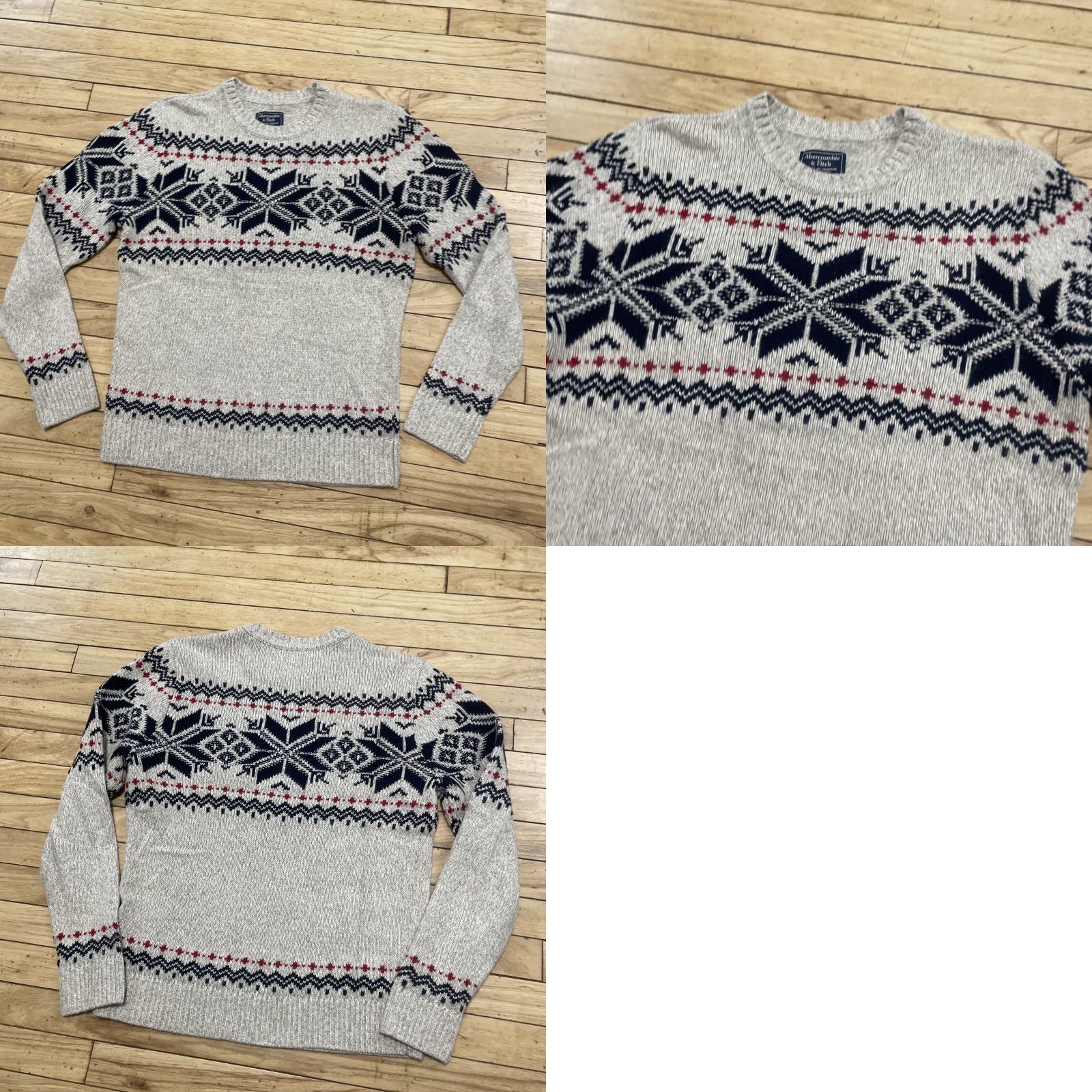 Abercrombie & Fitch VINTAGE Abercrombie & Fitch Fisherman Core Nordic Fair Isle Knit Sweater Mens M Size US M / EU 48-50 / 2 - 11 Thumbnail