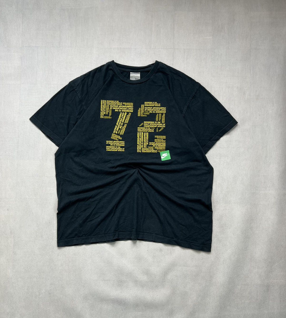 Nike × Vintage Baggy Tshirt Nike 72 Vintage 90’s 00’s Size US XXL / EU 58 / 5 - 1 Thumbnail