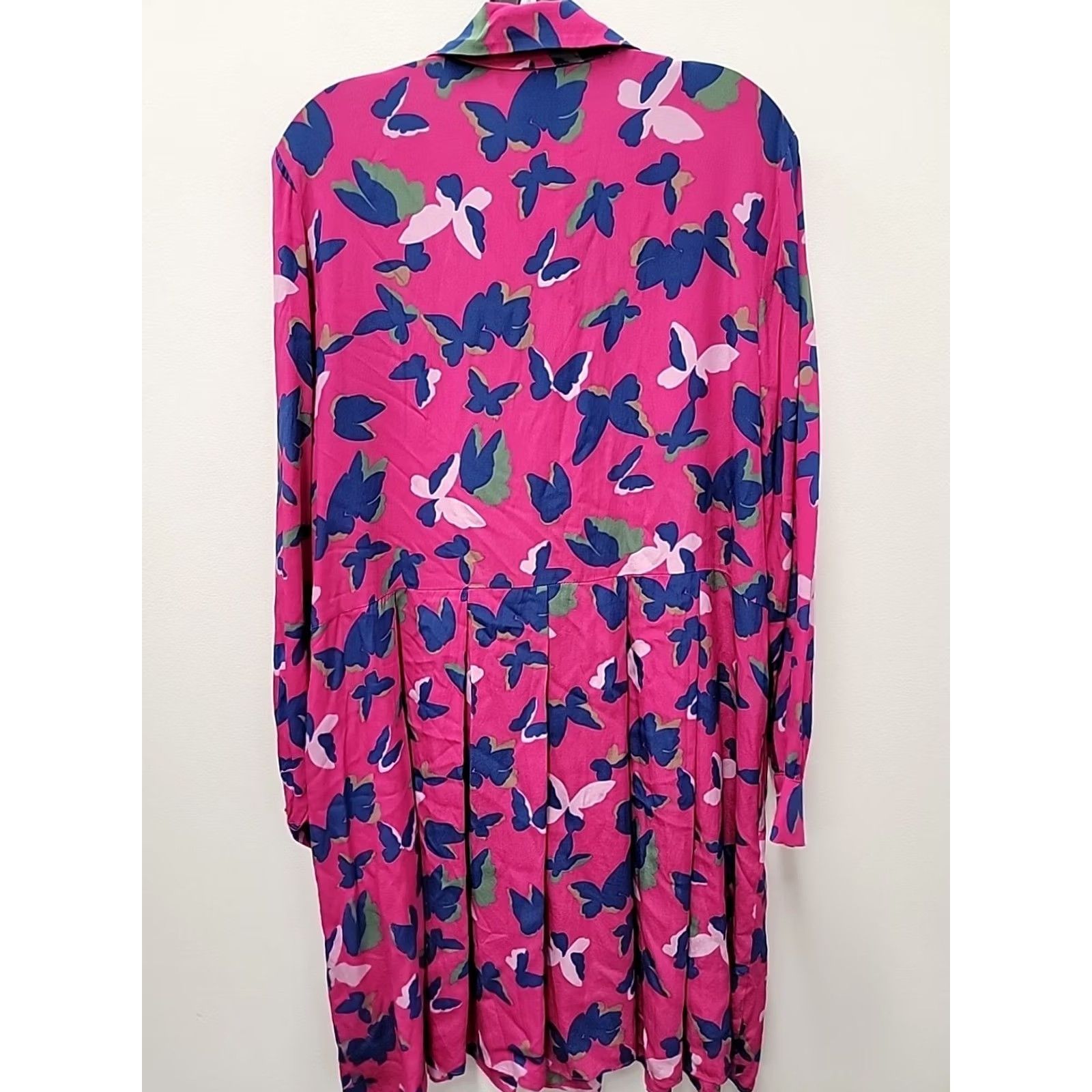 Max Mara Max Mara Dress Womens 6 Silk Carpa Size Butterflies Size M / US 6-8 / IT 42-44 - 8 Thumbnail