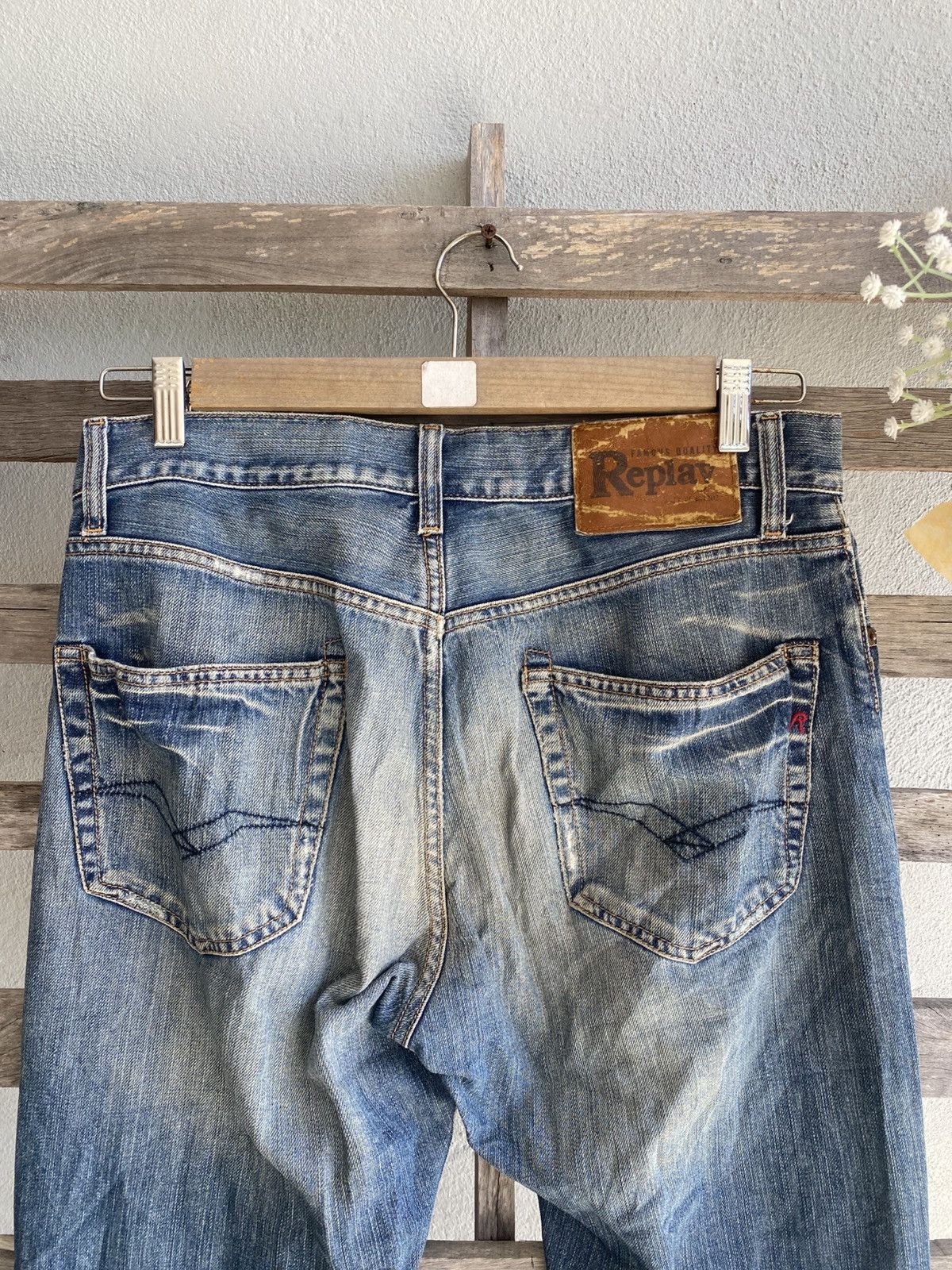 Replay Vintage Replay Denim Pants - Distressed and Fade Size US 32 / EU 48 - 8 Thumbnail