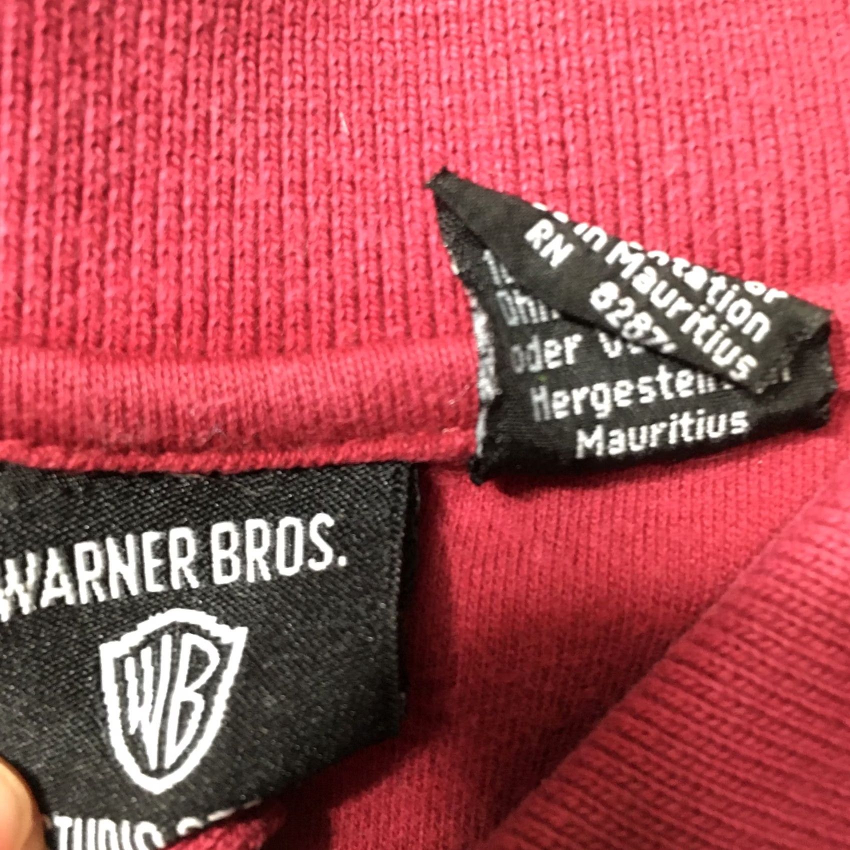 Vintage VINTAGE warner bros Mens XL burgundy Looney Tunes Bugs Bunny Golfing Polo Size US XL / EU 56 / 4 - 3 Thumbnail