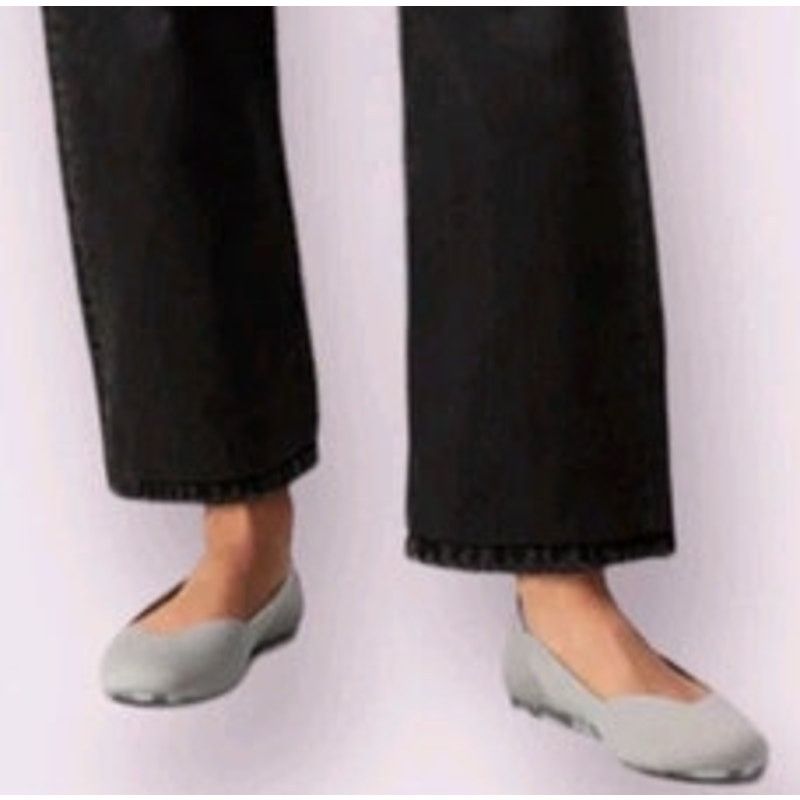 Rothy's Rothy’s Ballet Flats 7.5 Rounded Toe V-Vamp Tan Neutral Size US 7.5 / IT 37.5 - 3 Thumbnail