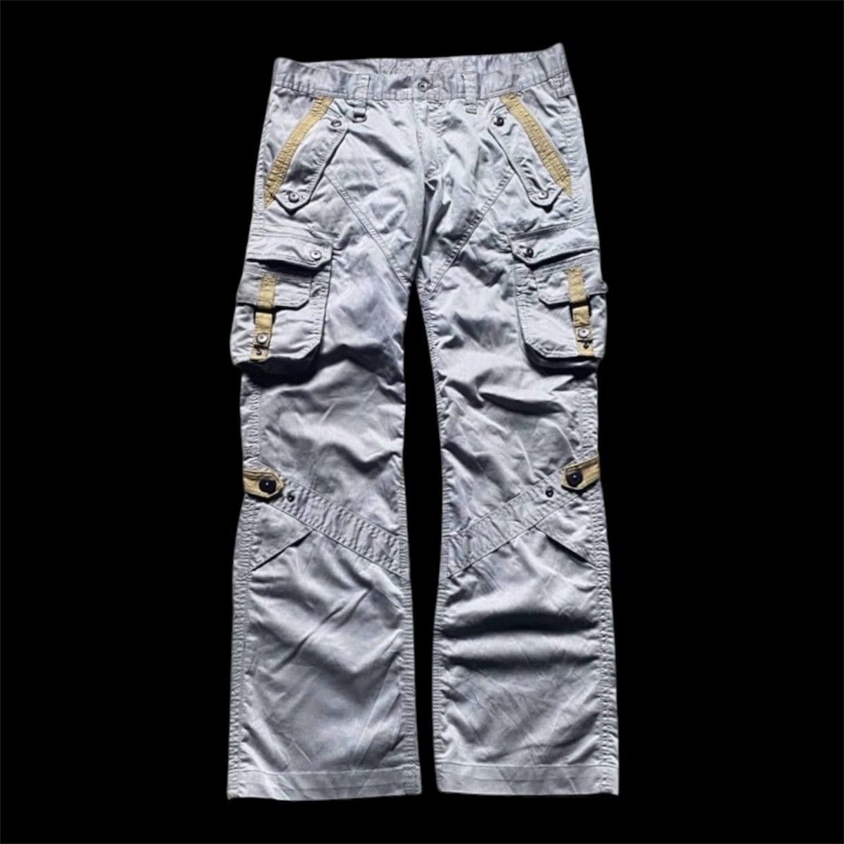 Yasuyuki Ishii Cyberpunk Nicole Club For Men Flared Cargo like Rick Owens Size US 33 - 1 Thumbnail