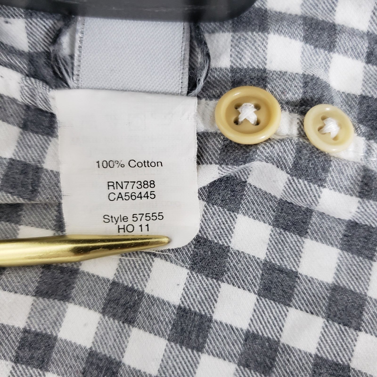 J.Crew J. Crew Work Shirt Pocket M Gingham Check Brushed Cotton Size US M / EU 48-50 / 2 - 12 Thumbnail
