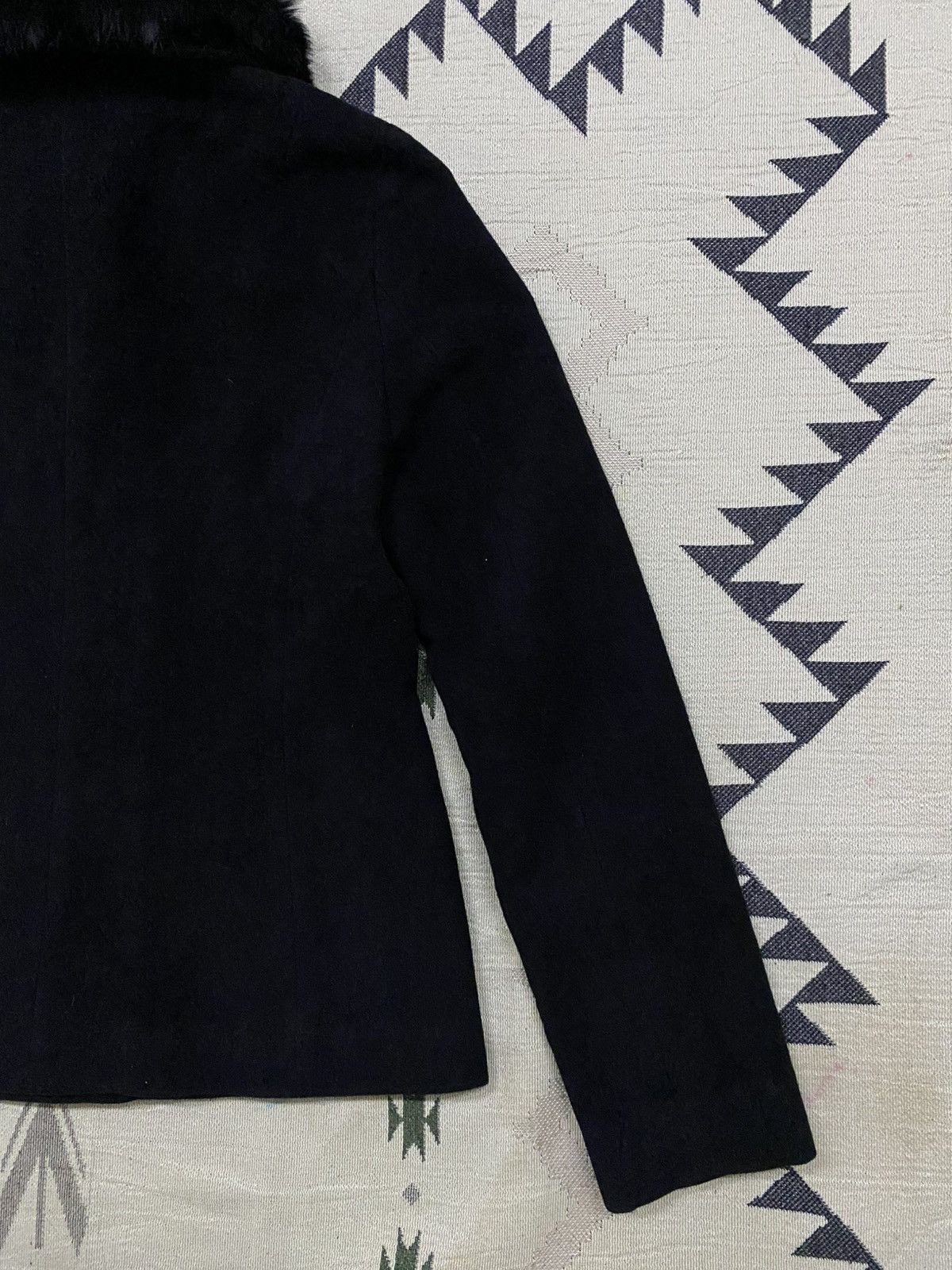 Vivienne Tam 90s VIVIENNNE TAM CHINESE KNOT FUR ANGORA WOOL BLEND JACKET Size M / US 6-8 / IT 42-44 - 15 Thumbnail