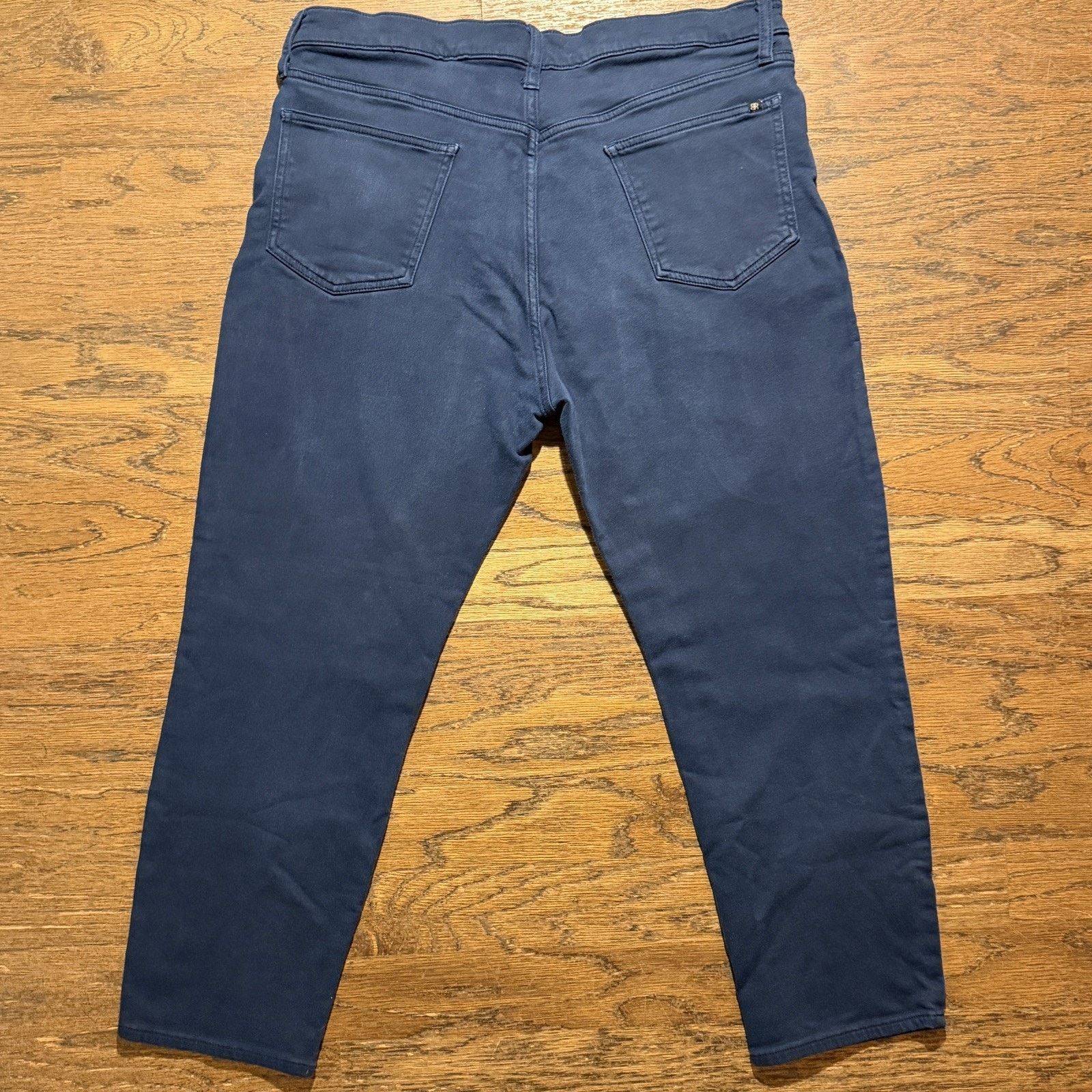 Banana Republic Banana Republic 38x29 Navy Jeans Style Pants Slim Straight Size US 38 / EU 54 - 4 Thumbnail