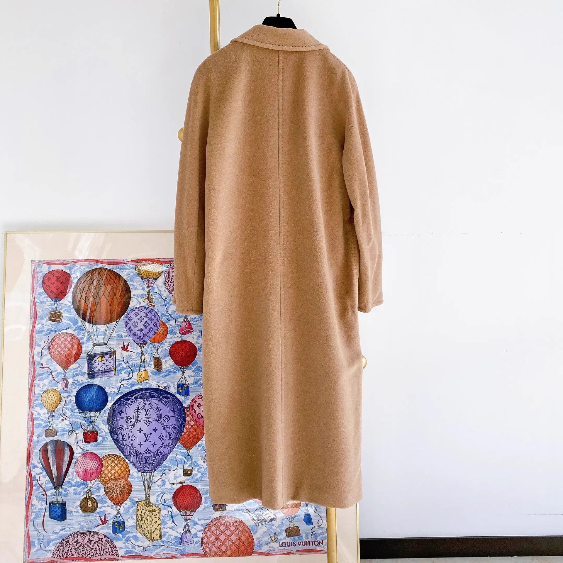 Max Mara Maxmara Khaki Coat 101801 34 Size XXS / US 00 / IT 34 - 3 Thumbnail