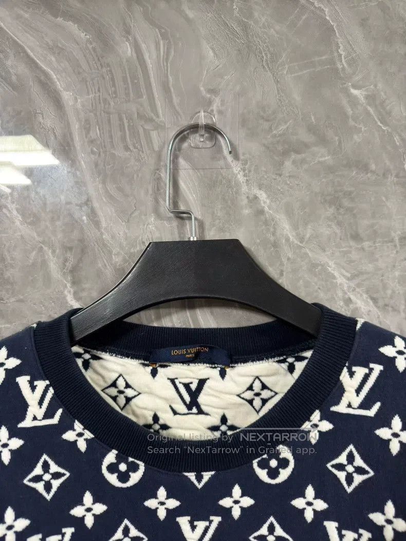 Louis Vuitton Louis Vuitton FULL MONOGRAM jacquard crewneck sweatshirt Size US XL / EU 56 / 4 - 2 Thumbnail